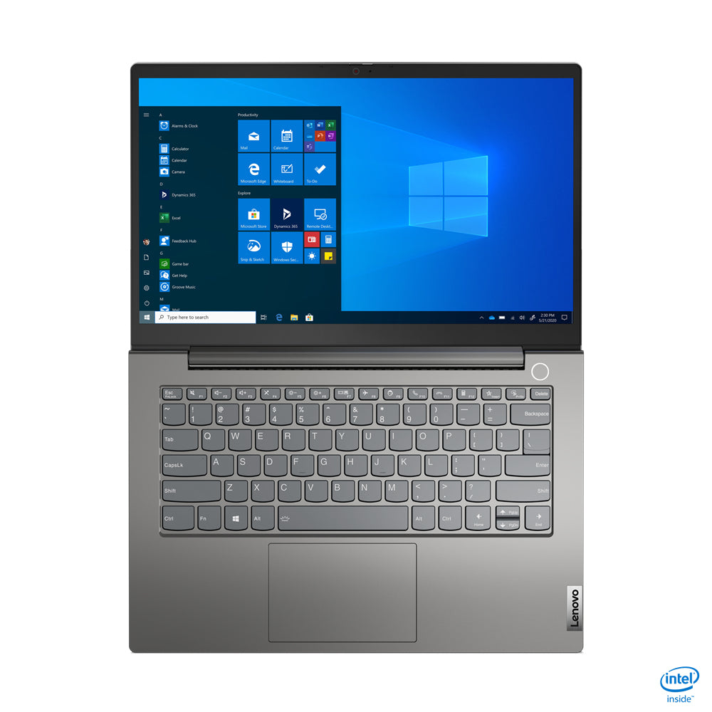 Lenovo ThinkBook 14 G2 ITL Intel® Core™ i5 i5-1135G7 Laptop 35,6 cm (14") Full HD 8 GB DDR4-SDRAM 256 GB SSD Wi-Fi 6 (802.11ax) Windows 10 Pro Deutsch Grau 20VD00M7GE