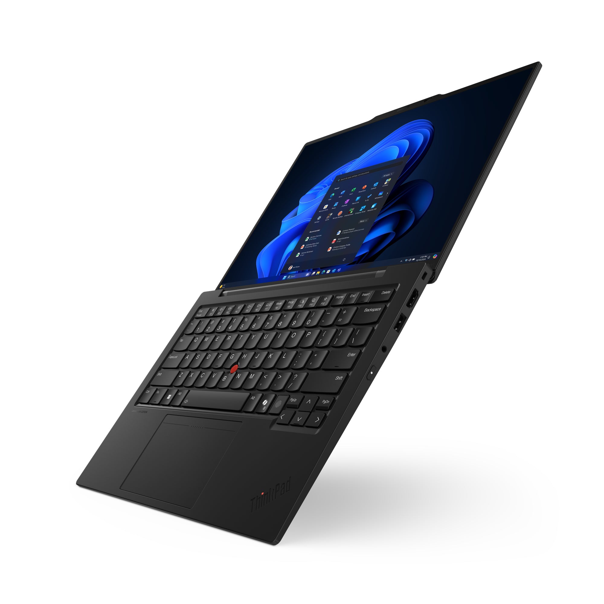 Lenovo ThinkPad X1 Carbon Gen 13 Aura Edition Copilot+ PC Intel Core Ultra 7 258V Laptop 35,6 cm (14") 2.8K 32 GB LPDDR5x-SDRAM 1 TB SSD Wi-Fi 7 (802.11be) Windows 11 Pro Deutsch Schwarz 21NS004UGE