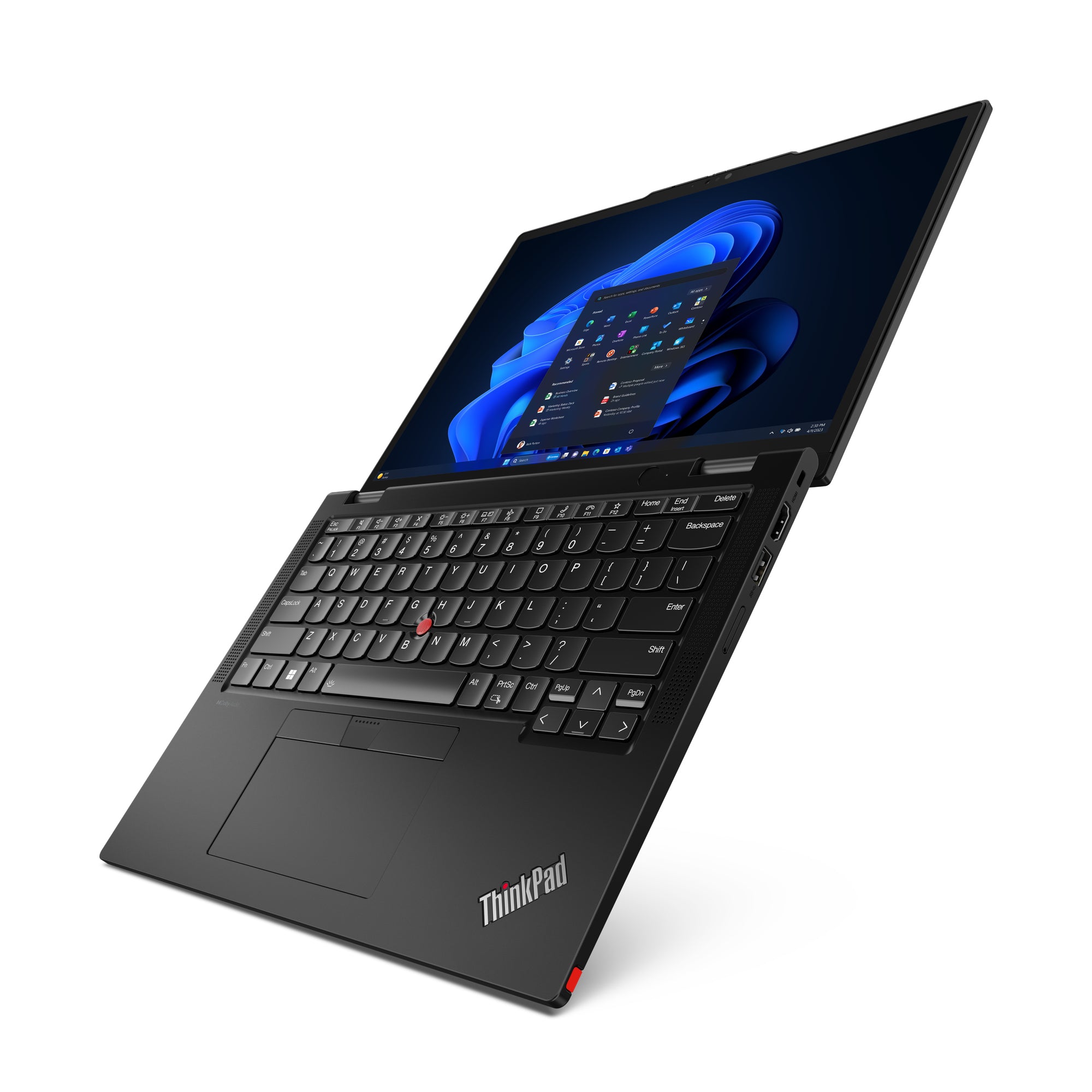 Lenovo ThinkPad X13 2-in-1 Gen 5 Intel Core Ultra 5 125U Hybrid (2-in-1) 33,8 cm (13.3") Touchscreen WUXGA 16 GB LPDDR5x-SDRAM 512 GB SSD Wi-Fi 6E (802.11ax) Windows 11 Pro UK Englisch Schwarz