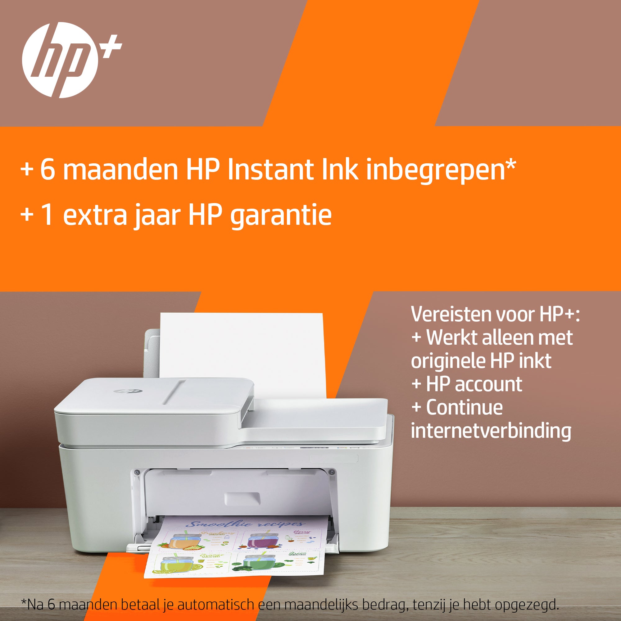 HP DeskJet Plus DeskJet 4110e Wireless All-in-One Farbe Drucker, Instant Ink; Kopierer, Scanner