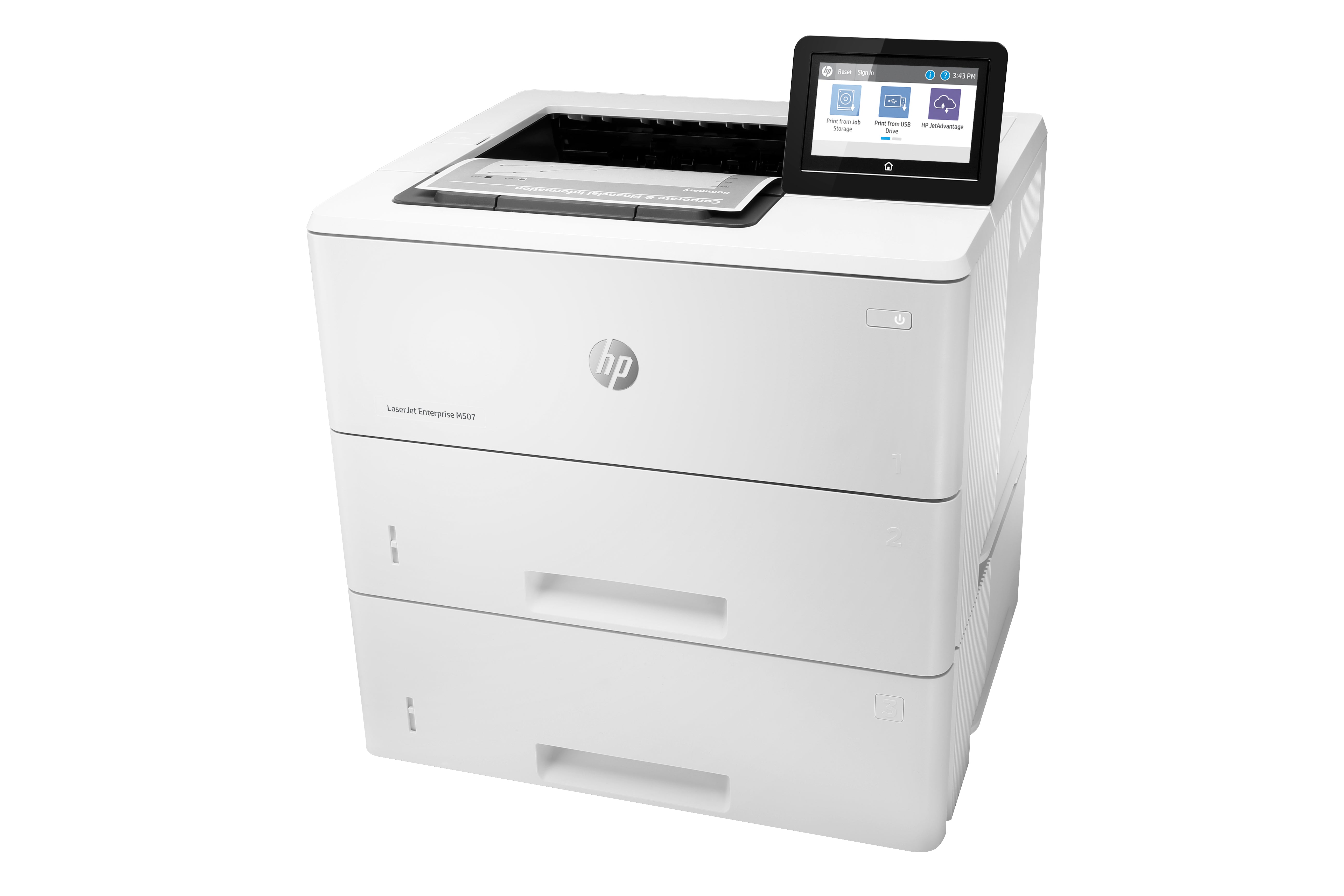 HP LaserJet Ent M507X Drucker:CH 1PV88A#BAZ
