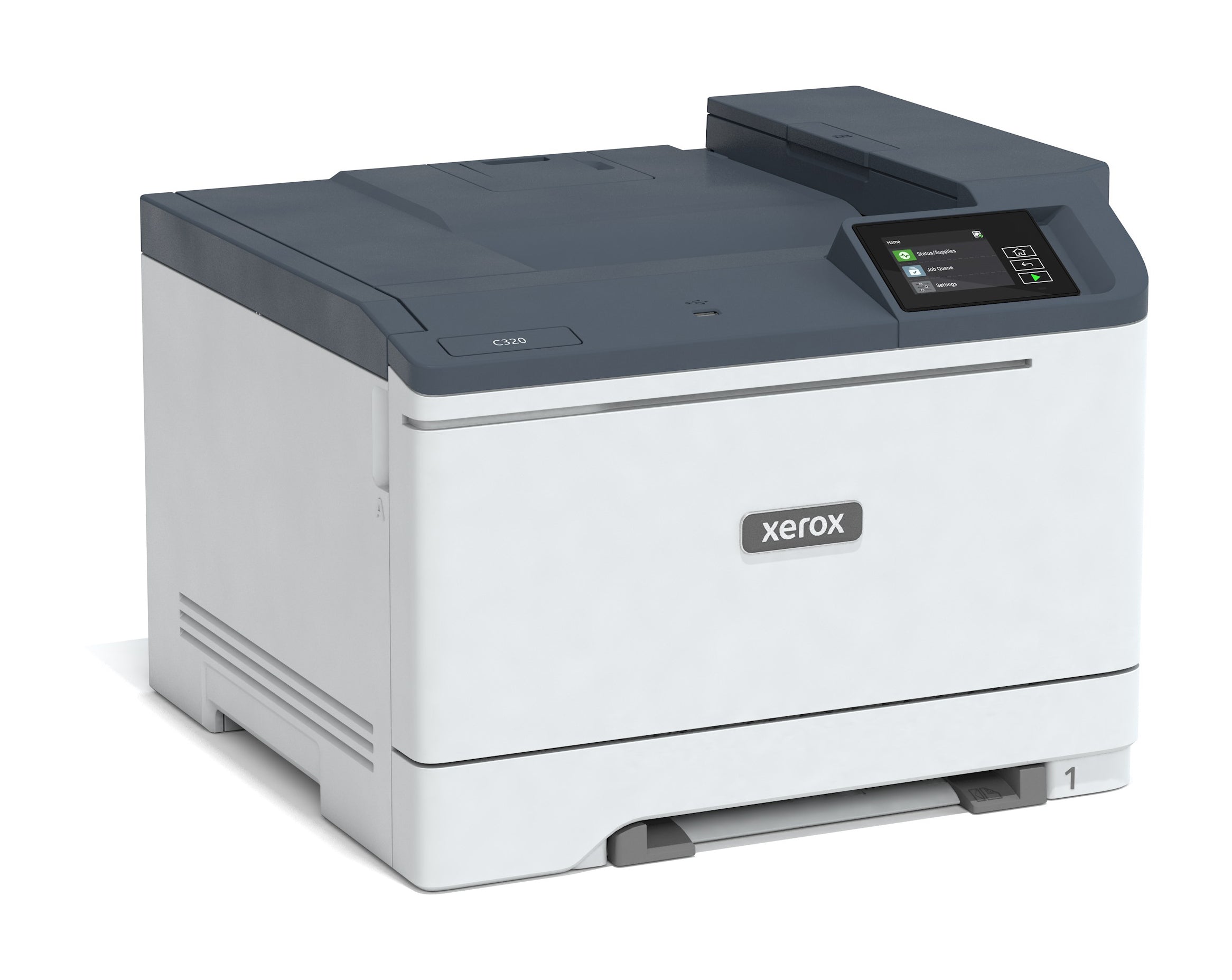 Xerox C320 A4 33 ppm kabelloser Duplexdrucker PS3 PCL5e6/6 2 Fächer insgesamt 251 Blatt