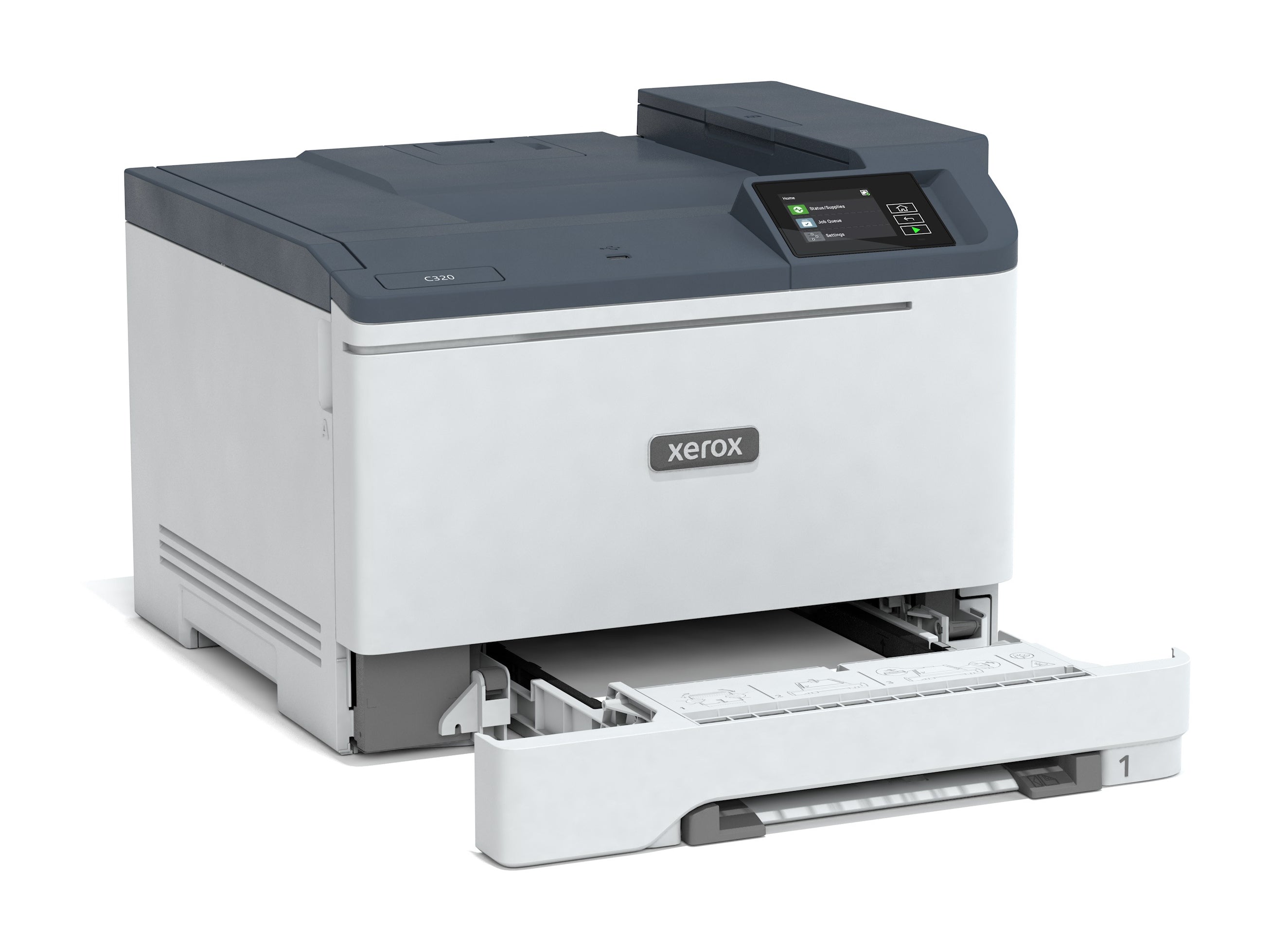 Xerox C320 A4 33 ppm kabelloser Duplexdrucker PS3 PCL5e6/6 2 Fächer insgesamt 251 Blatt