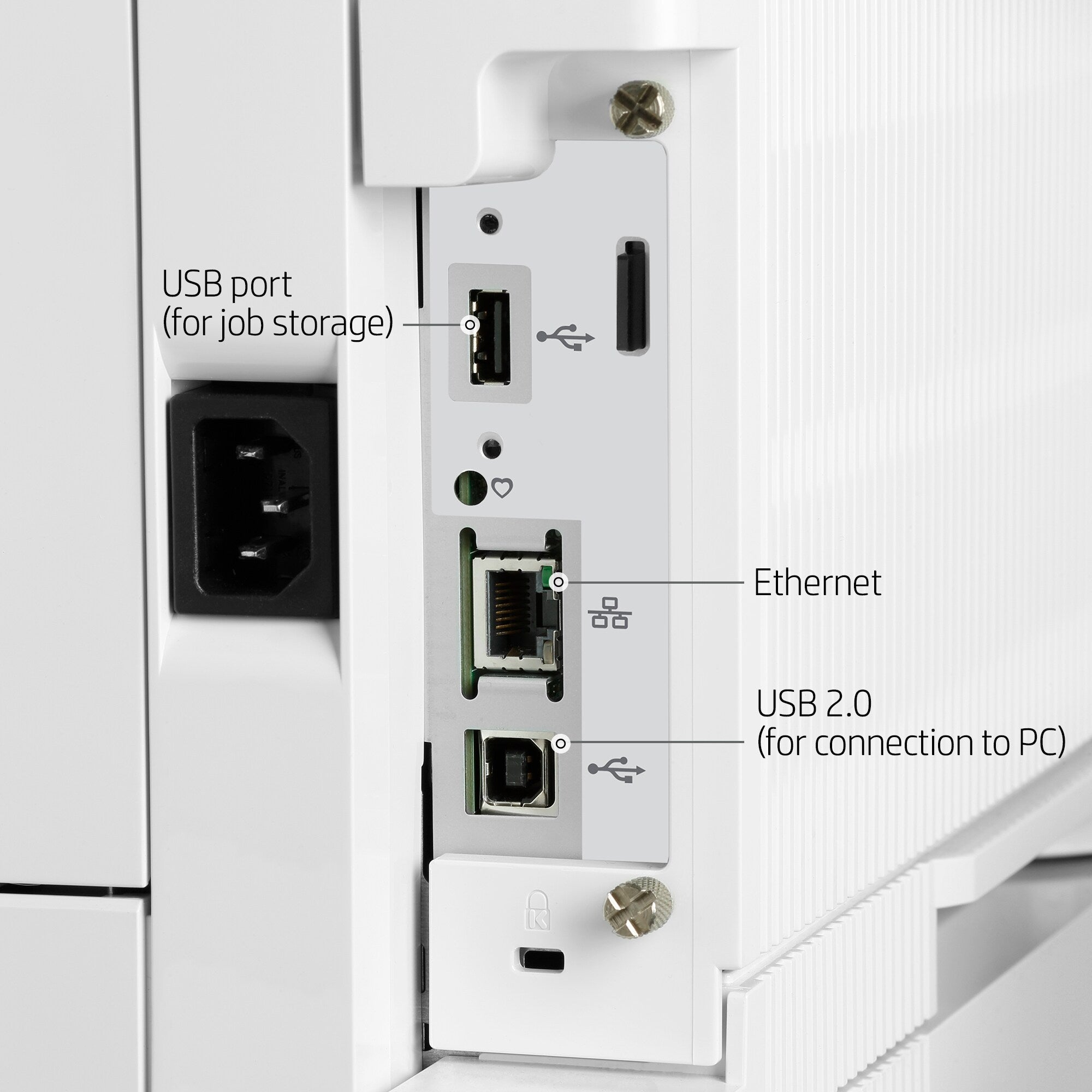 HP LaserJet Enterprise M608n, Schwarzweiß, Drucker für Kleine & mittelständische Unternehmen, Drucken, Wireless; Speicherkarten-Steckplatz; Optionale Heftung; JetIntelligence Tonerkartusche