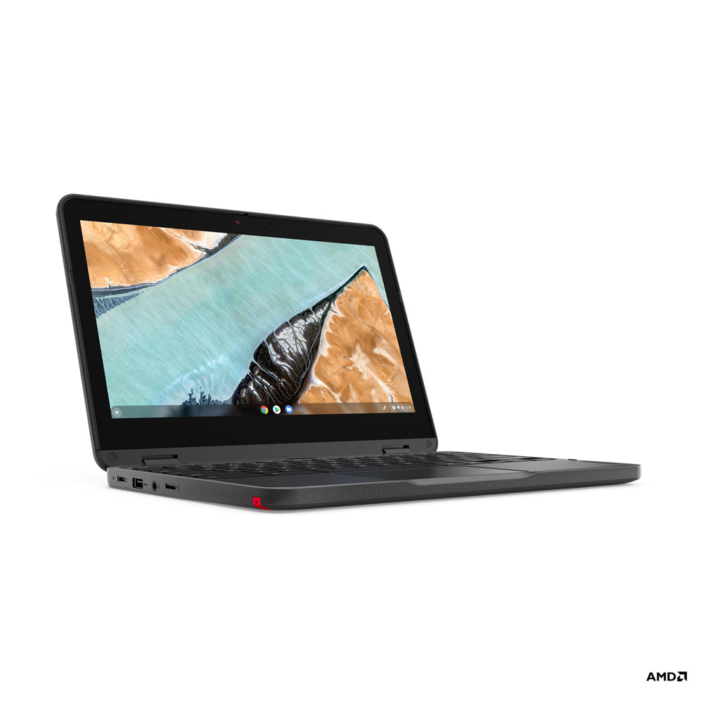 Lenovo 300e Chromebook Gen 3 (AMD) AMD 3000 3015Ce 29,5 cm (11.6") Touchscreen HD 4 GB DDR4-SDRAM 32 GB eMMC Wi-Fi 5 (802.11ac) ChromeOS Spanisch Grau