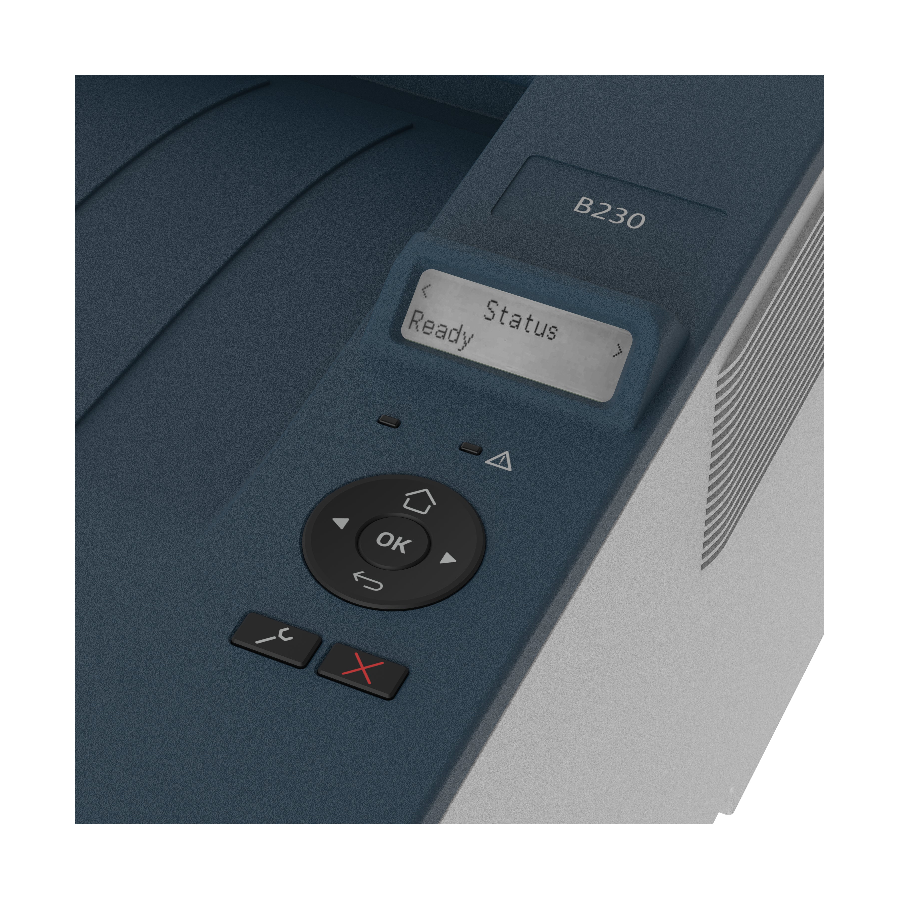 Xerox B230 A4 34 ppm kabelloser Duplexdrucker PS3 PCL5e/6 2 Fächer insgesamt 251 Blatt