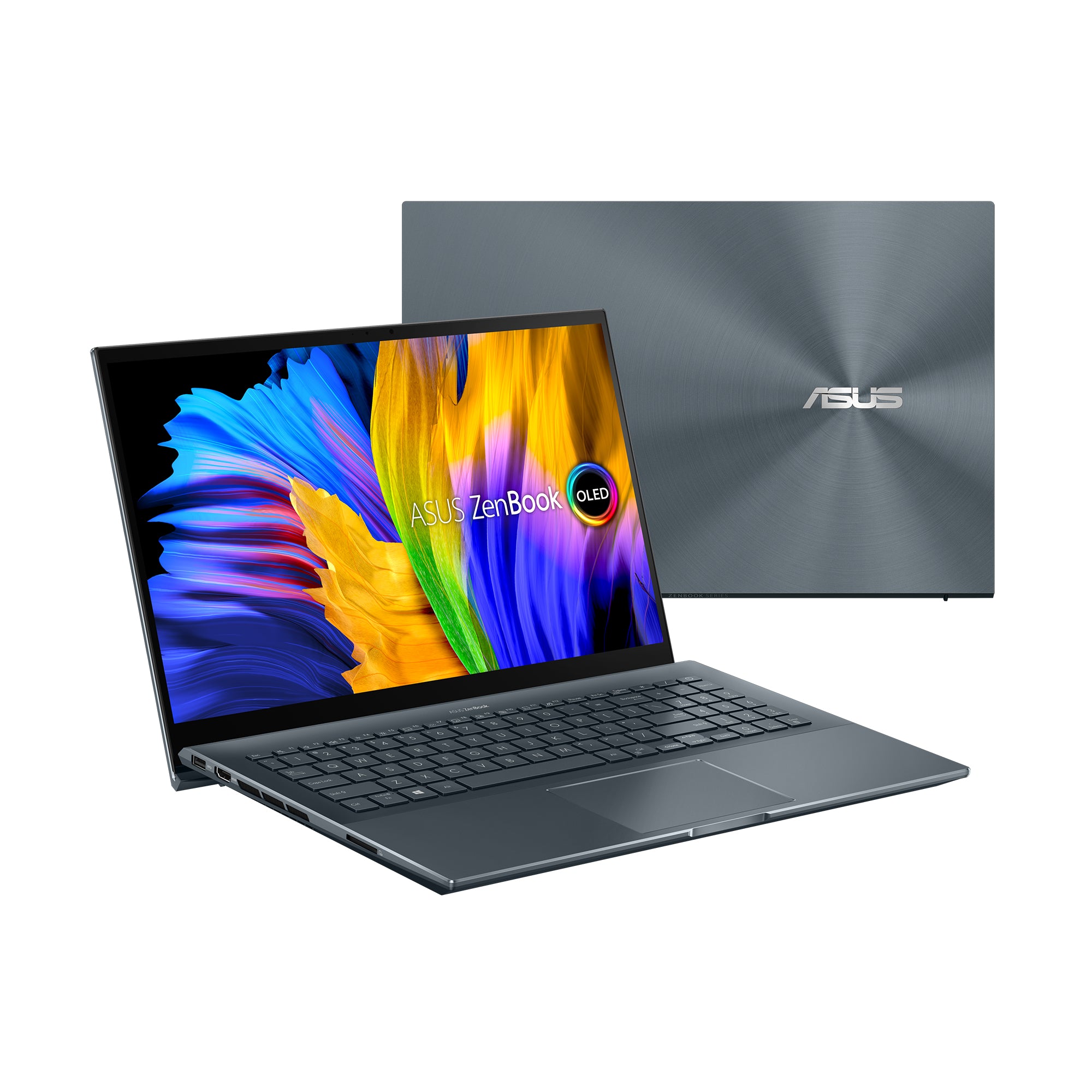 ASUS Zenbook Pro 15 OLED UM535QA-KY204W laptop AMD Ryzen™ 9 5900HX 39.6 cm (15.6") Touchscreen Full HD 16 GB LPDDR4x-SDRAM 1 TB SSD Wi-Fi 6 (802.11ax) Windows 11 Home Grey UM535QA-KY204W
