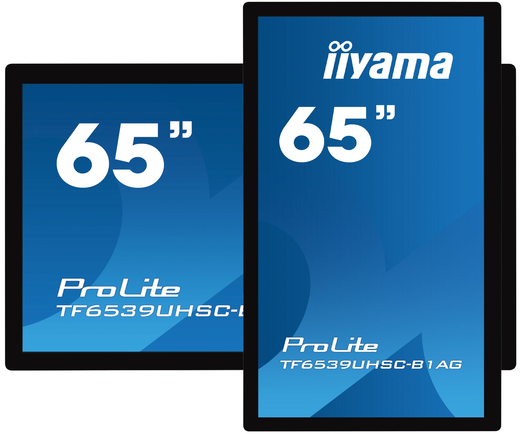 iiyama 65" (165 cm) Multi-Touch-Display mit IPS Panel, Touch-durch-Glas Technologie und Anti-Glare Beschichtung
