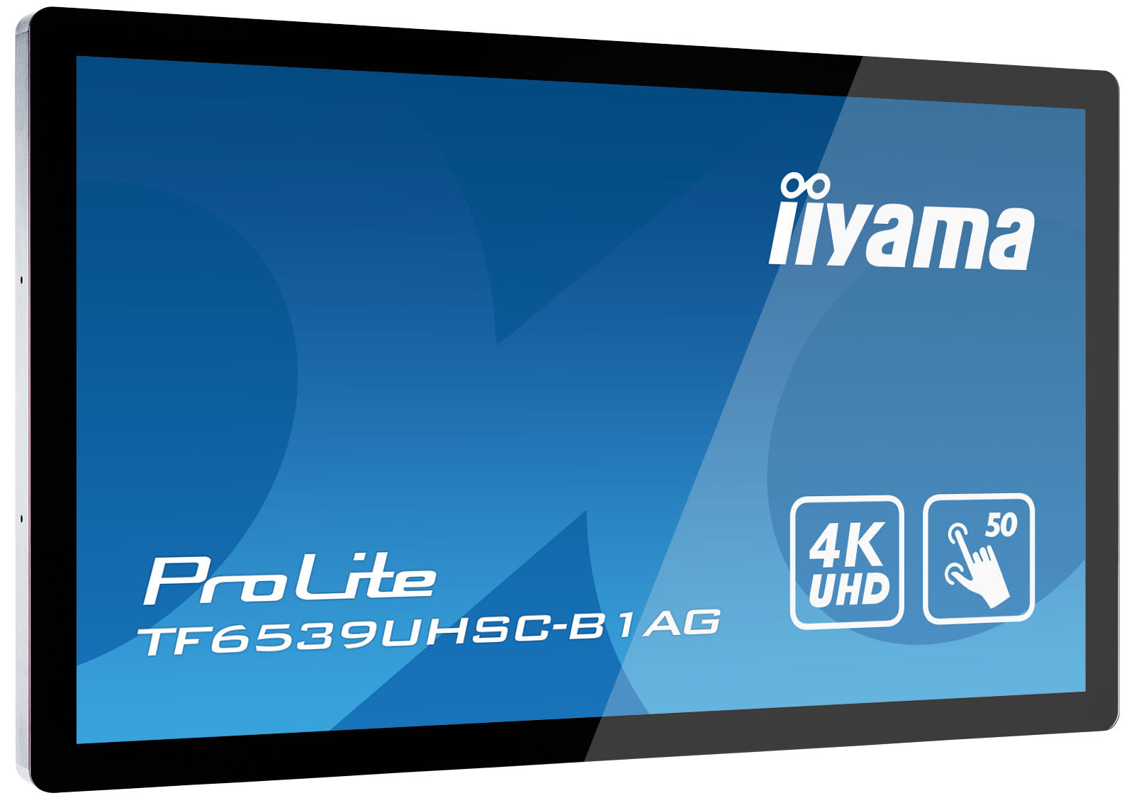 iiyama 65" (165 cm) Multi-Touch-Display mit IPS Panel, Touch-durch-Glas Technologie und Anti-Glare Beschichtung