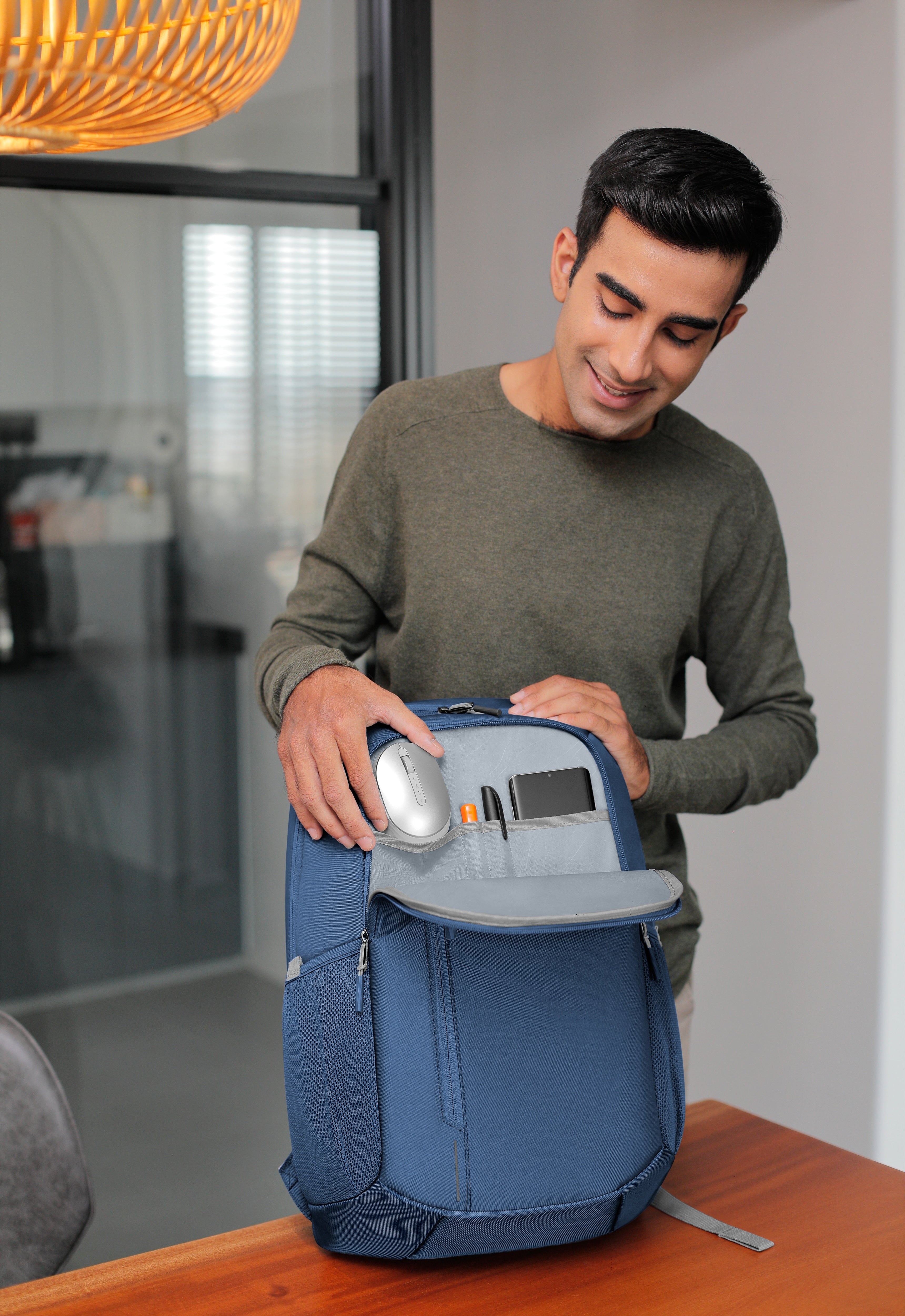 15 Zoll Ecoloop Urban Laptop-Rucksack - Blau