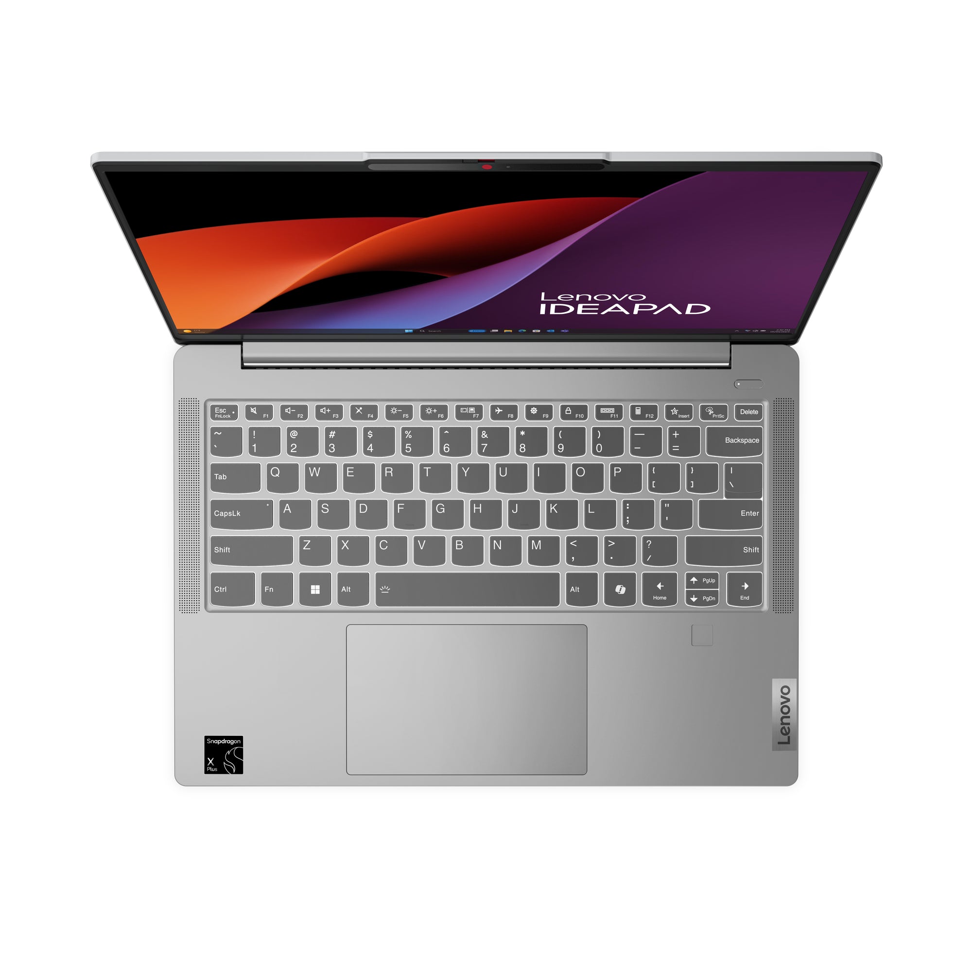 Lenovo IdeaPad Slim 5 14Q8X9 Copilot+ PC Qualcomm Snapdragon X1P-42-100 Laptop 35,6 cm (14") WUXGA 16 GB LPDDR5x-SDRAM 1 TB SSD Wi-Fi 7 (802.11be) Windows 11 Home Deutsch Grau 83HL0015GE