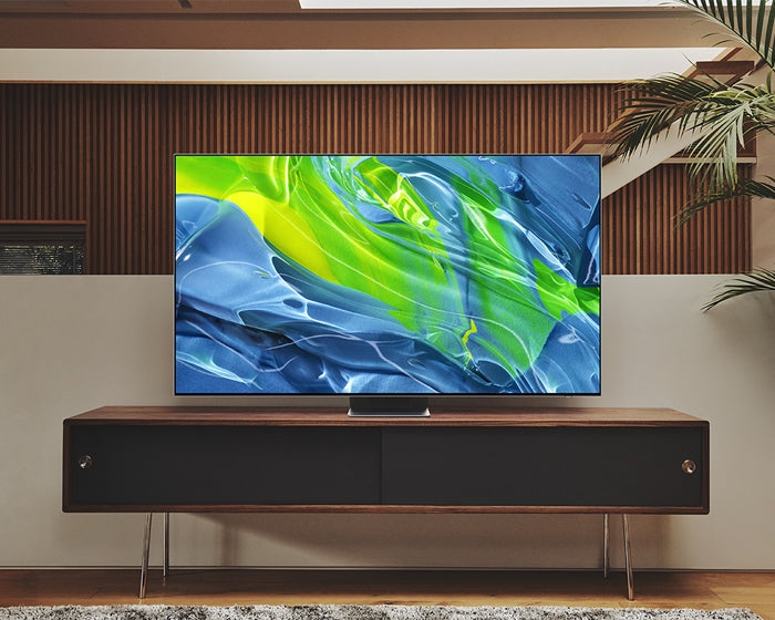 Samsung QE65S95BAT 165,1 cm (65") 4K Ultra HD Smart-TV WLAN Silber QE65S95BATXXN