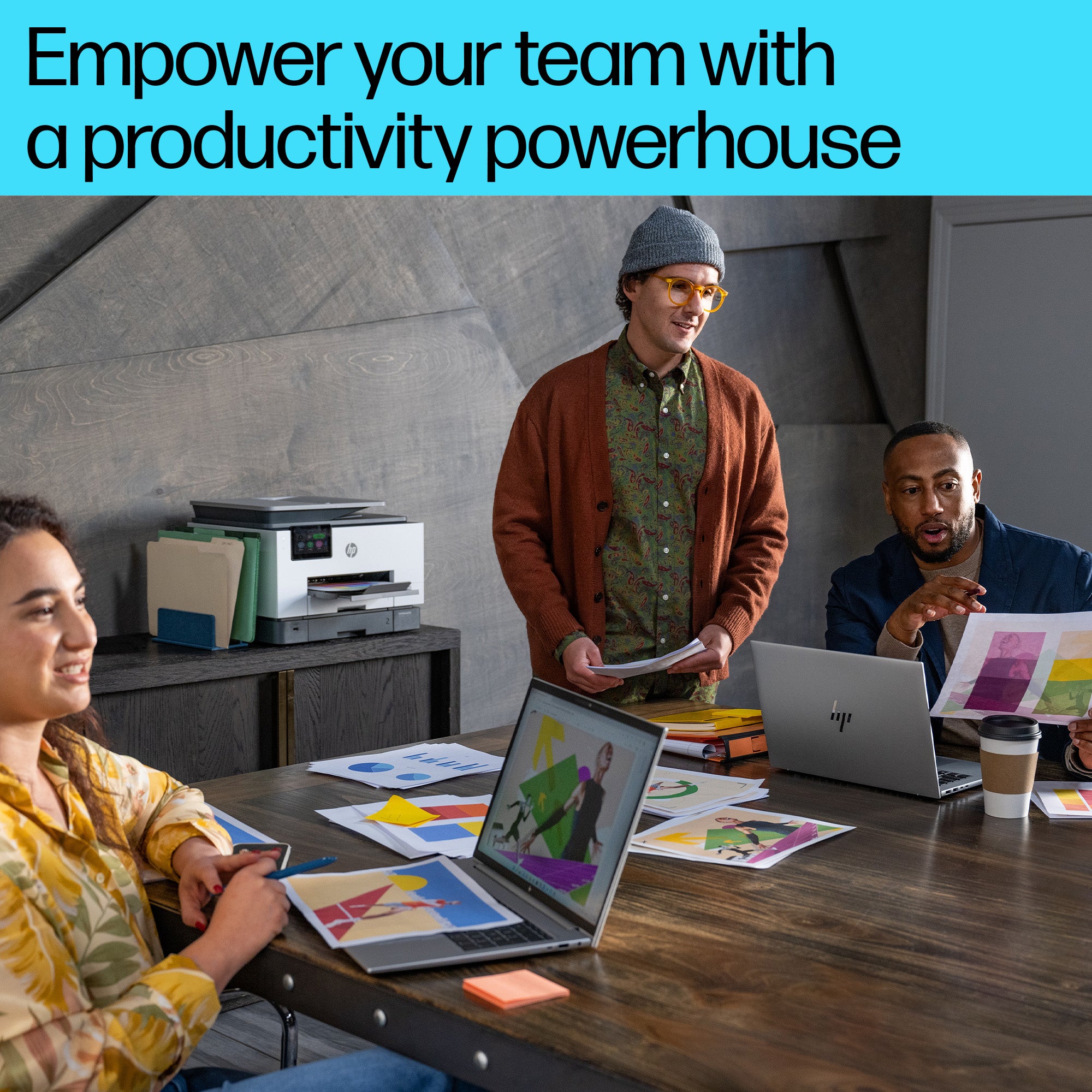 HP OfficeJet Pro 9135e Wireless All-in-One Color Printer, Instant Ink; Two-sided printing 404M6B#687