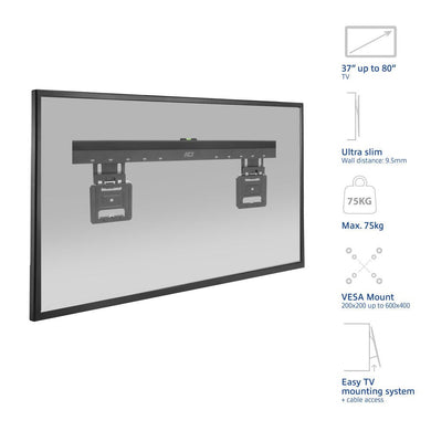 ACT Vaste tv-muurbeugel 37" tot 80" VESA AC8356 - Compridis