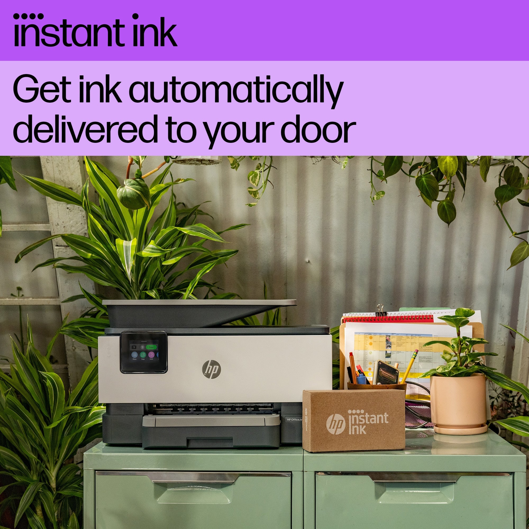 HP OfficeJet Pro 9122e Drahtloser All-in-One Farb-Drucker, Instant Ink; beidseitiger Druck