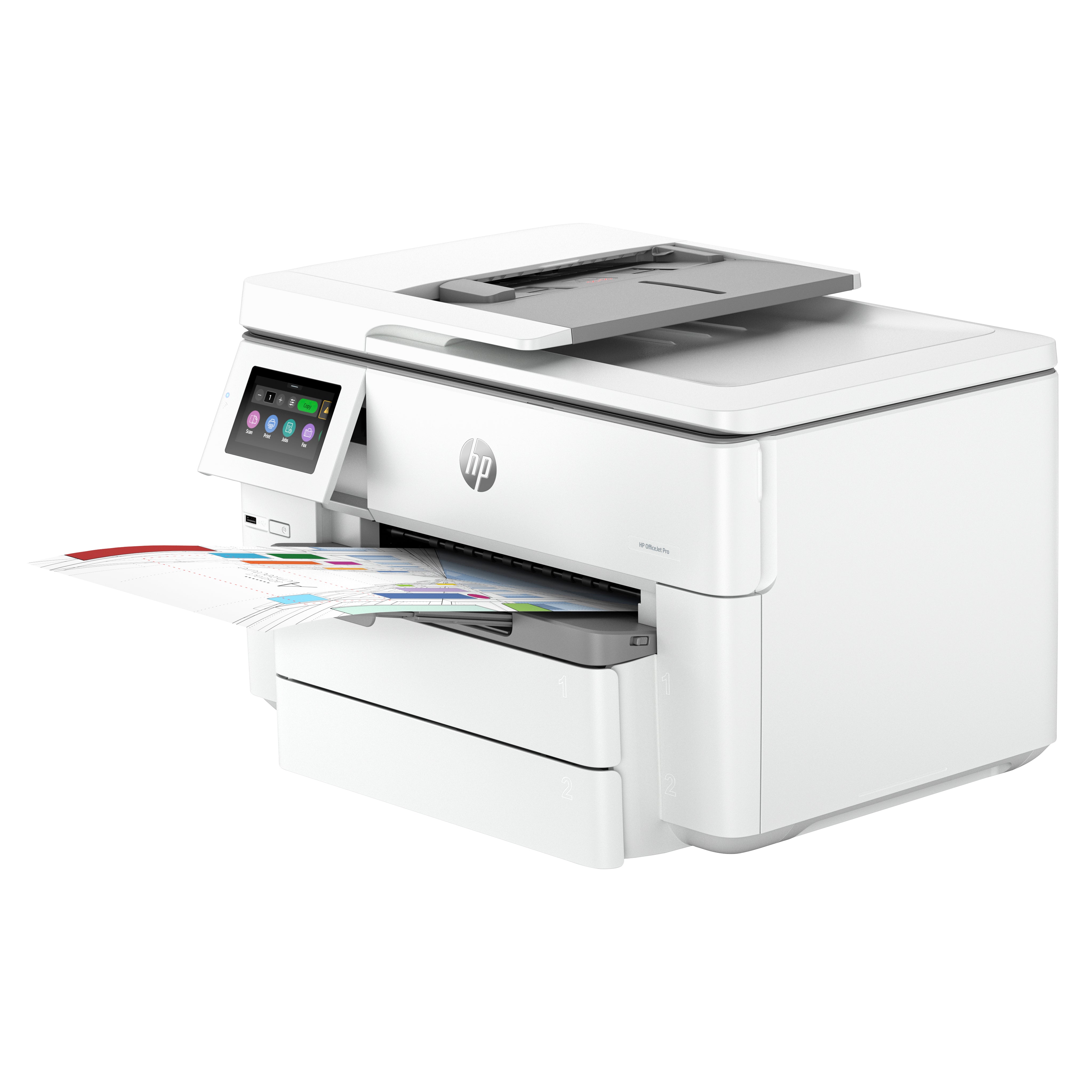 HP OfficeJet Pro 9730e Wireless All-in-One Farbe Drucker, Instant Ink; Beidseitiger Druck 537P6B#629