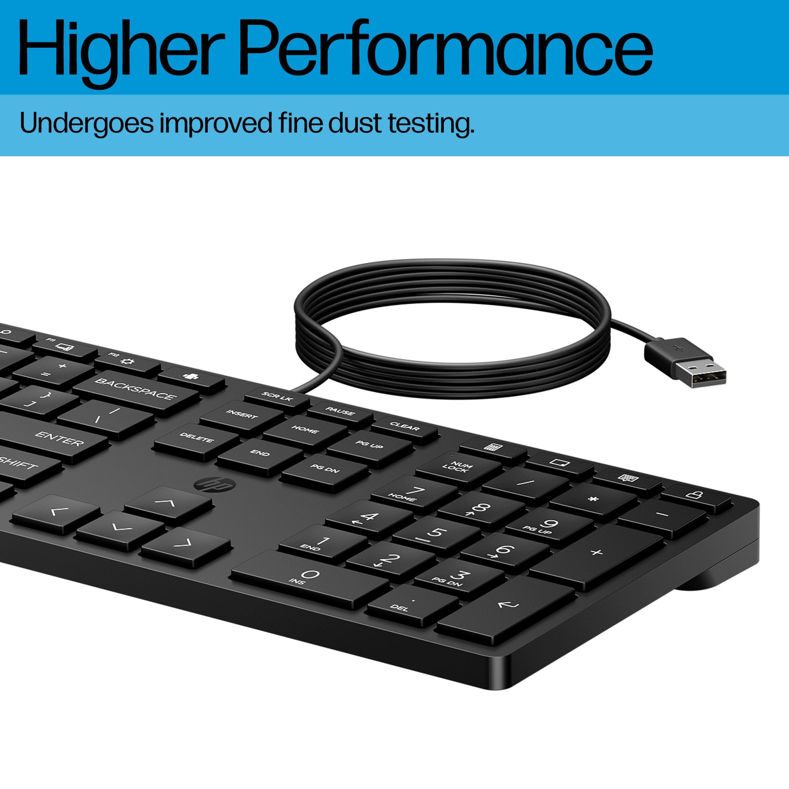 HP kabelgebundenes Desktop-320K-Tastatur QWERTZ (Schweiz) 9SR37AAUUZ - Compridis