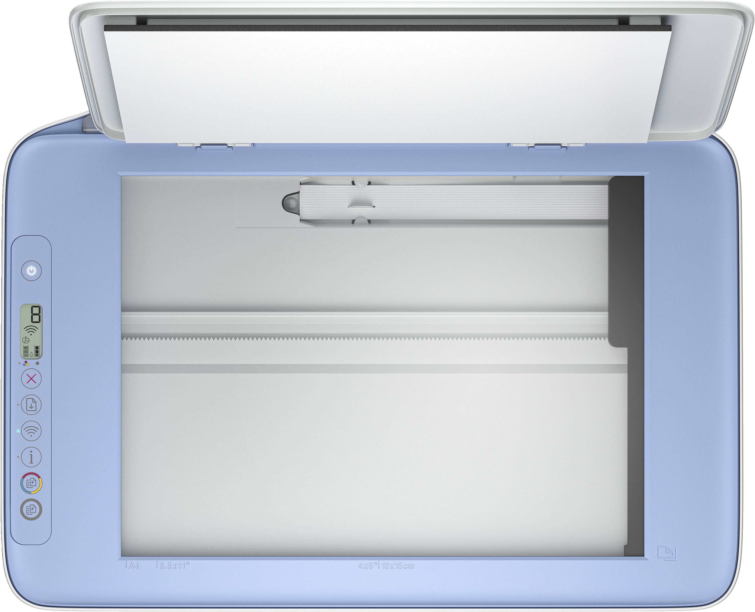 HP DeskJet 2822e All-in-One printer, Kleur, Printer voor Home, Printen, kopiëren, scannen, Scans naar pdf