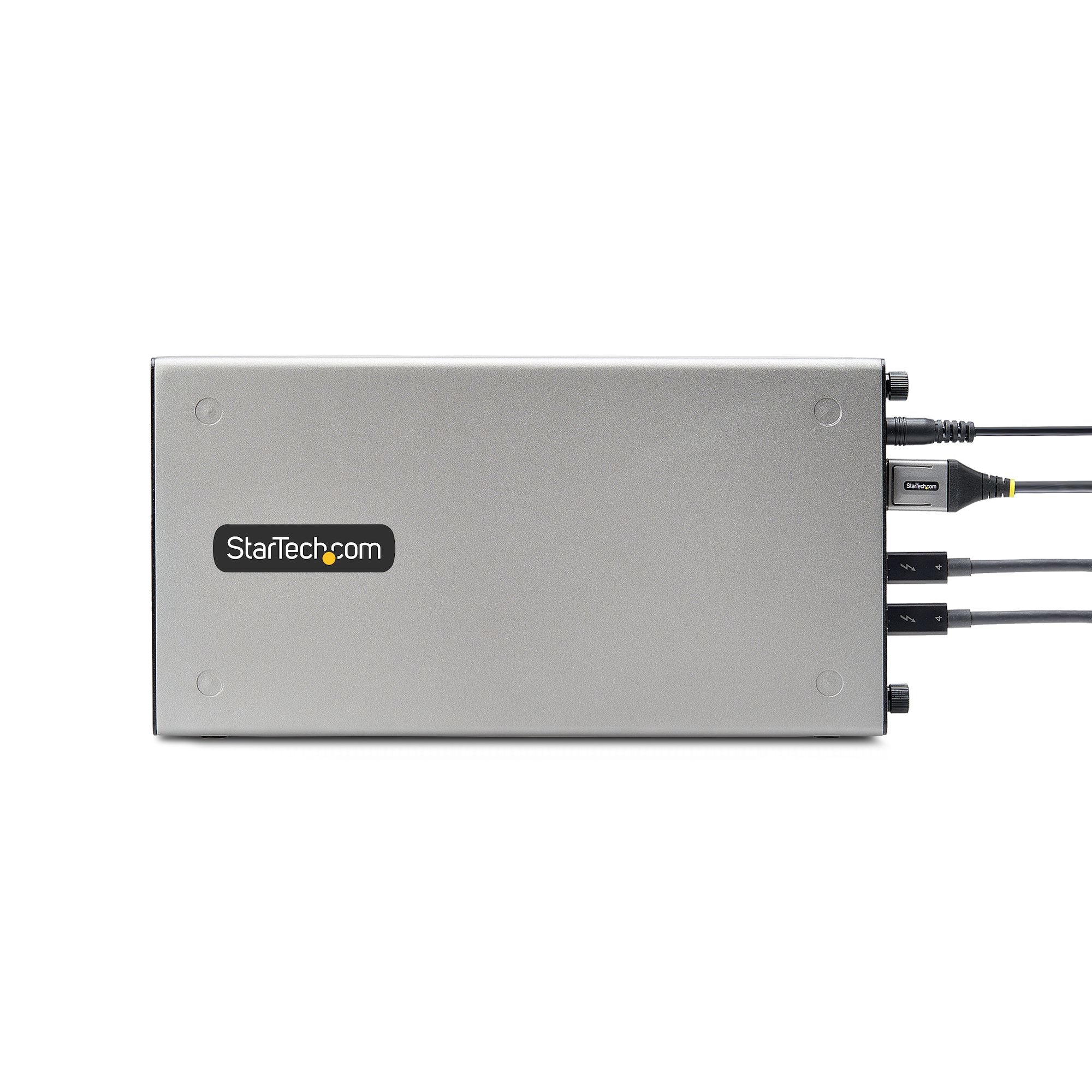 StarTech.com Thunderbolt 3 PCIe Box, Externes Gehäuse mit zwei PCI Express-Steckplätzen, PCIe-Erweiterungsgehäuse für Laptops/Desktops/All-In-Ones, 8K/4K-Ausgabe über TB3/DP 1.4-Ports, Für Videoaufnahme-/Glasfaser-/Ethernet-Karten