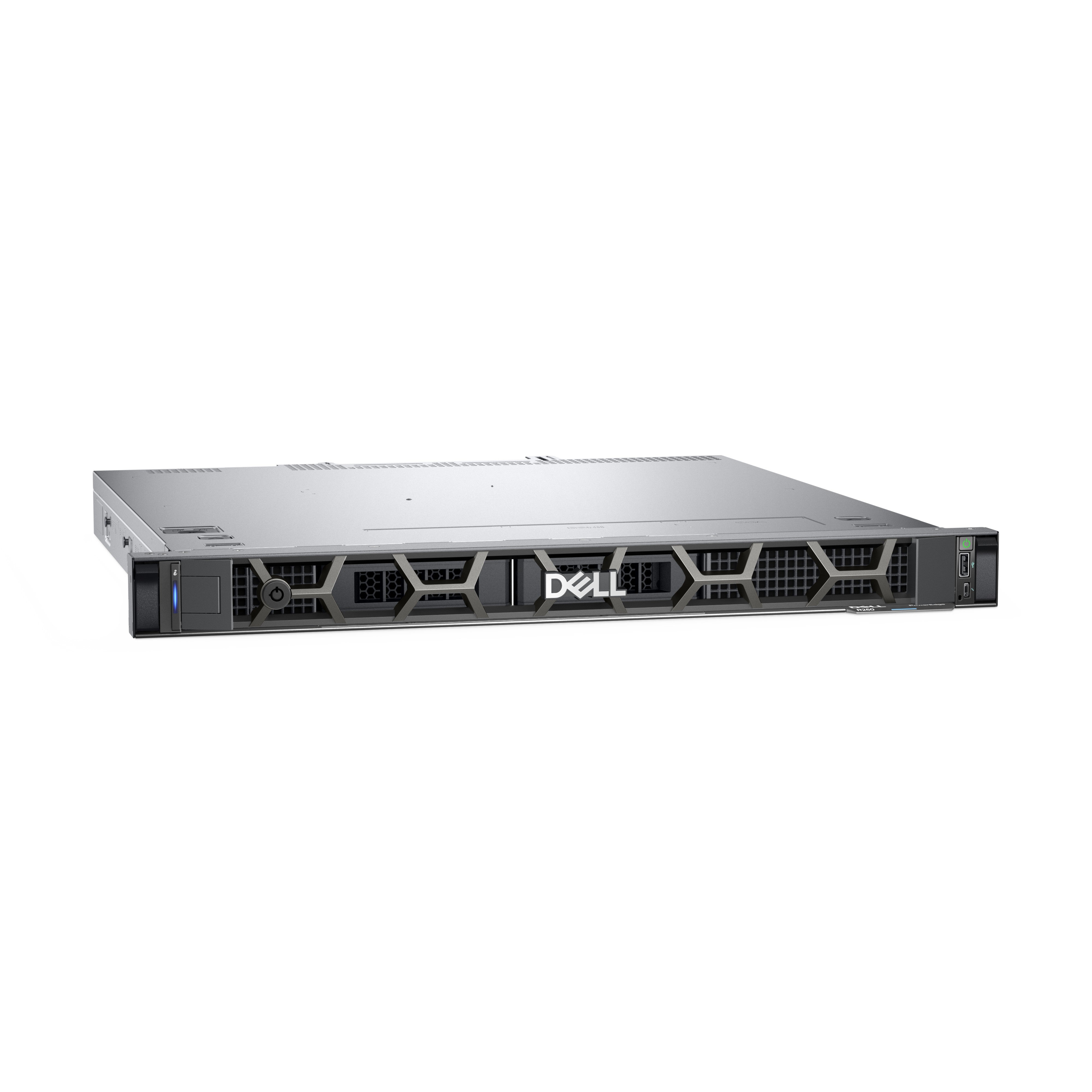 PowerEdge R260 Server - Rack - Xeon E2434 5GHz - 16GB RAM - 1,2TB SSD - 1-Wege - Hot-Swap