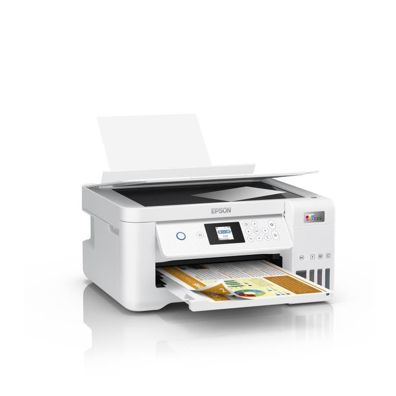 Epson EcoTank ET-2856 A4 Multifunctionele Wi-Fi-printer – Hoge capaciteit inkt – Wit - Compridis