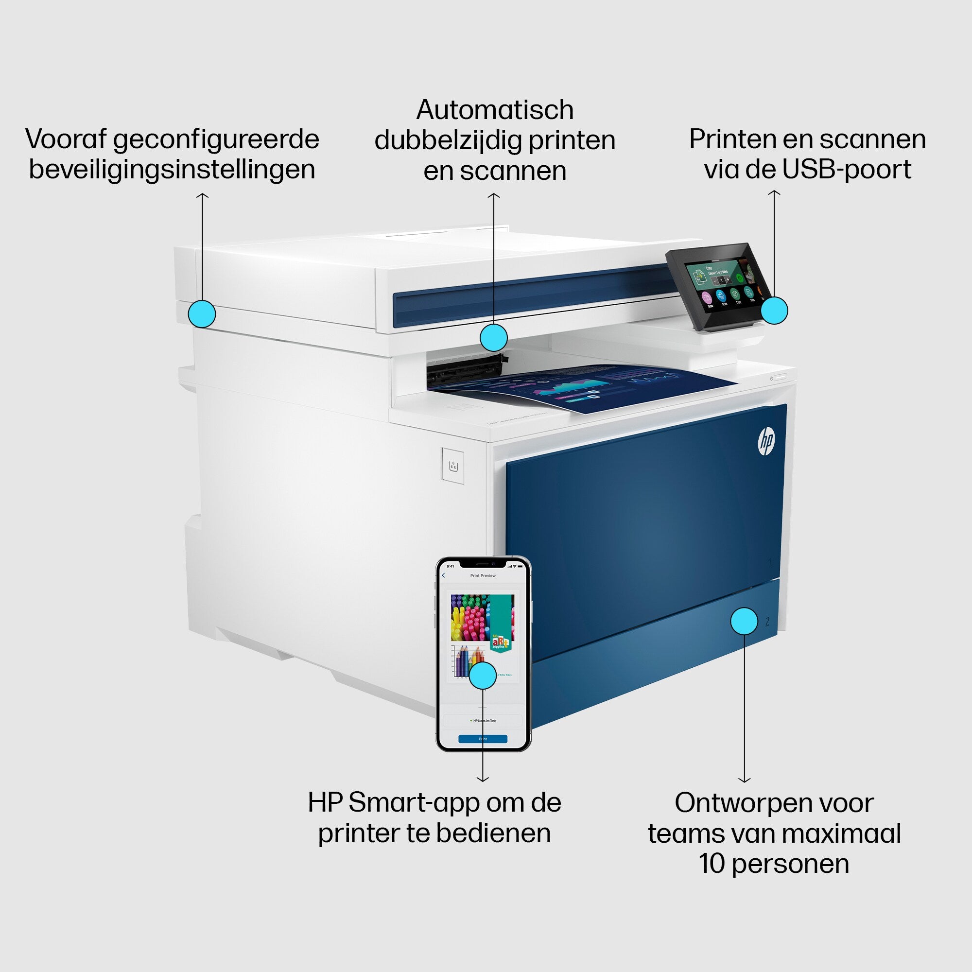 Color LaserJet Pro MFP 4302fdw Drucker