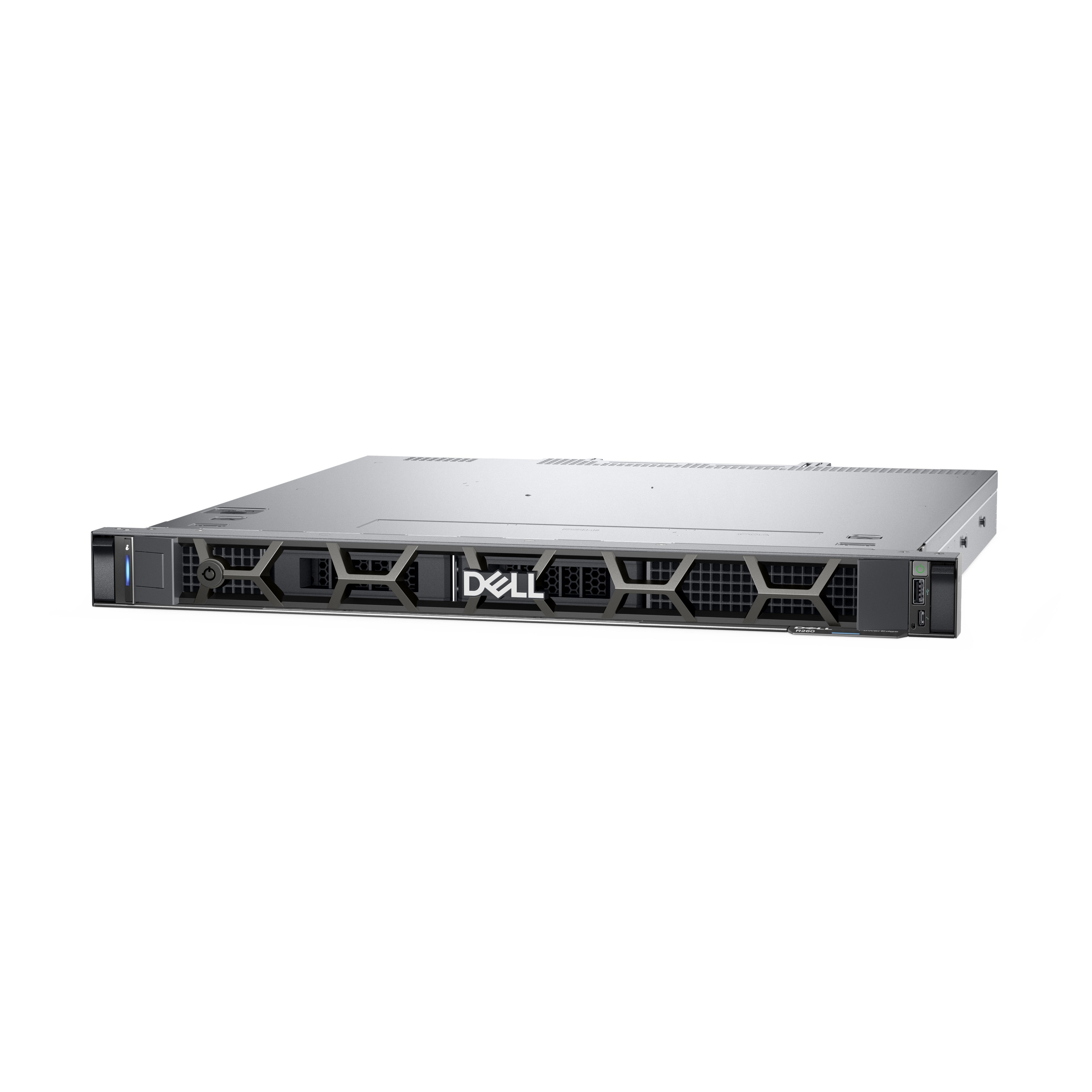 PowerEdge R260 Server - Rack - Xeon E2434 5GHz - 16GB RAM - 1,2TB SSD - 1-Wege - Hot-Swap