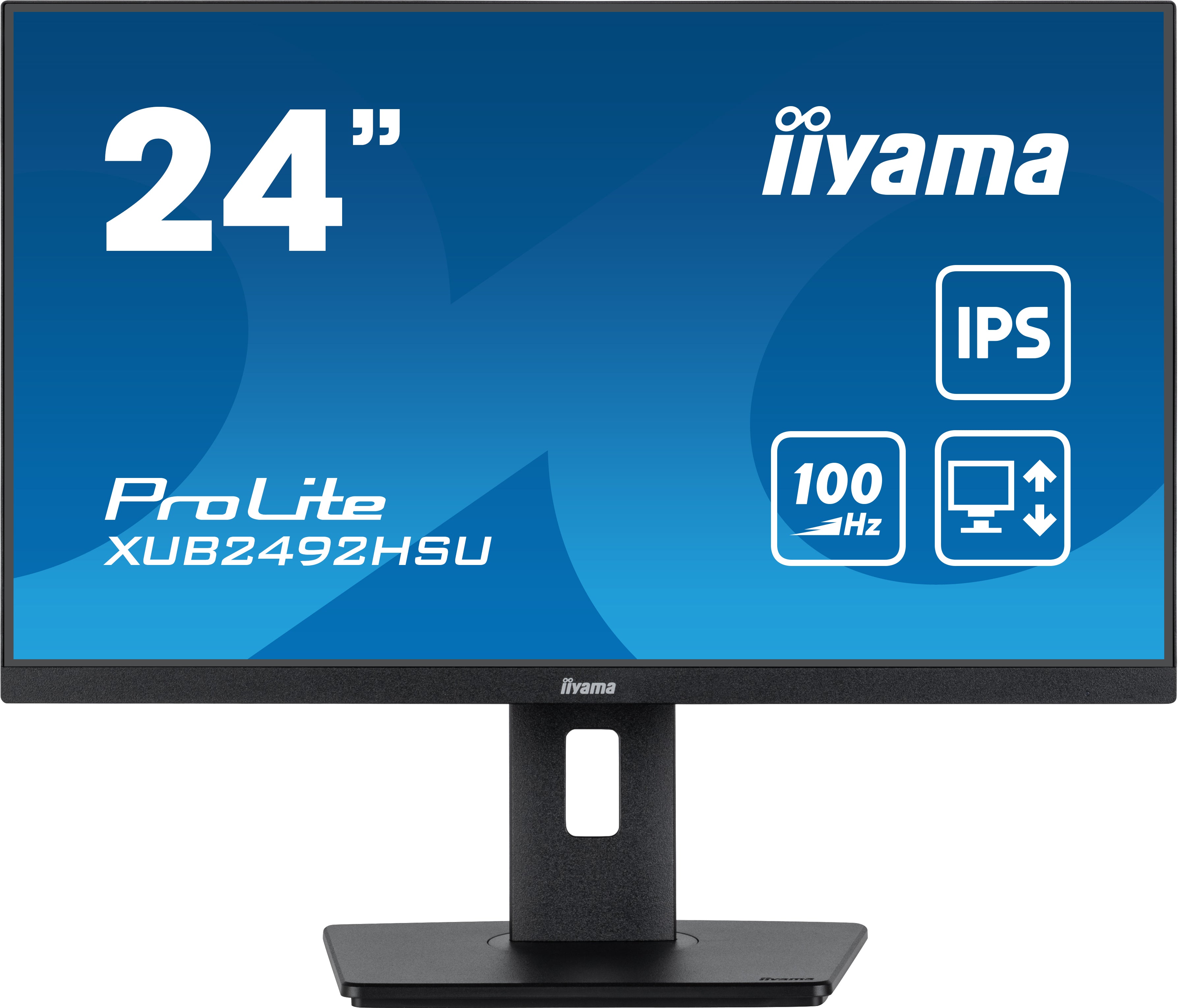 23,8", 1920 x 1080 @100Hz, 250 cd/m², 16:9, IPS ,  60,5cm