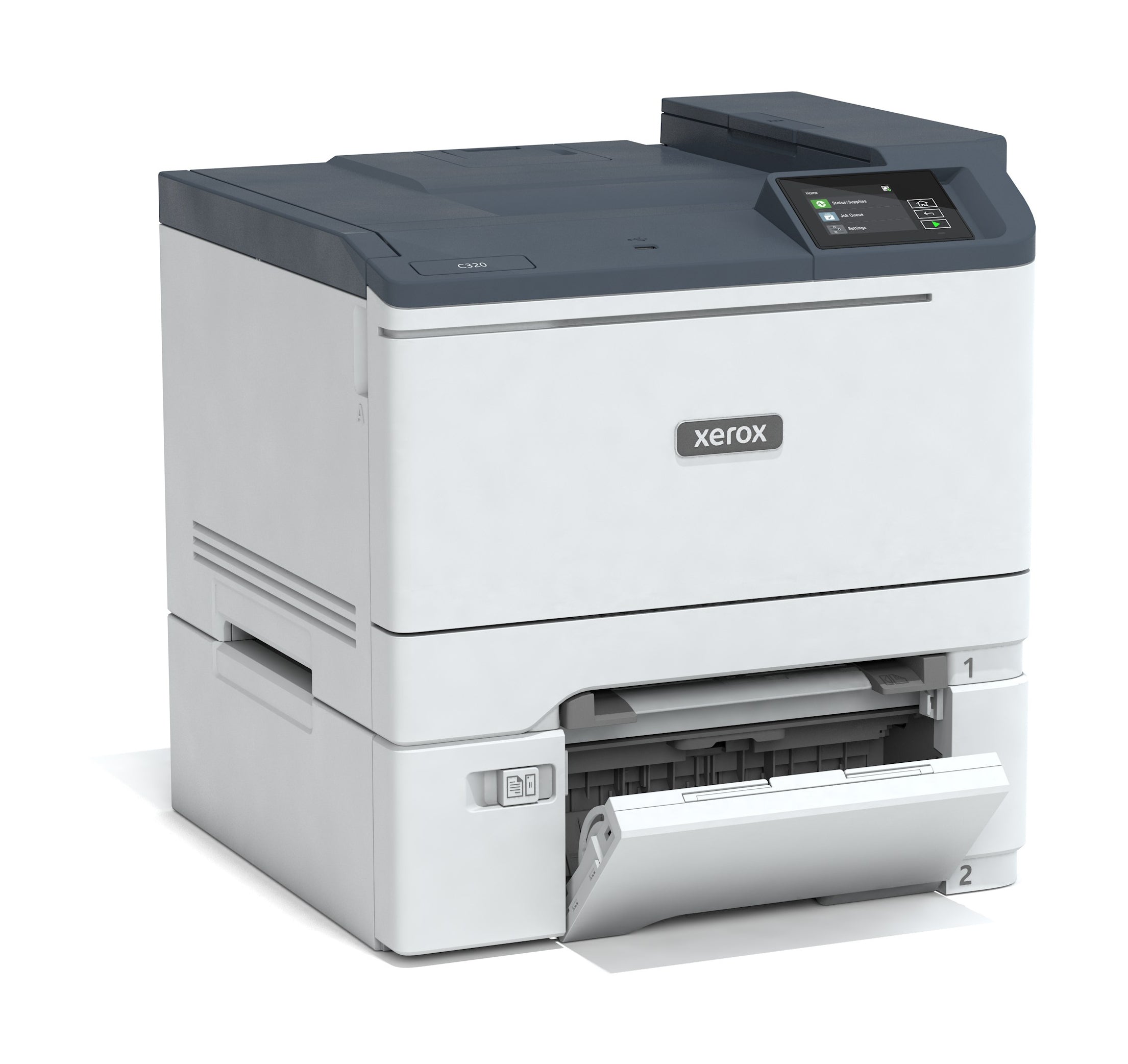 Xerox C320 A4 33 ppm kabelloser Duplexdrucker PS3 PCL5e6/6 2 Fächer insgesamt 251 Blatt