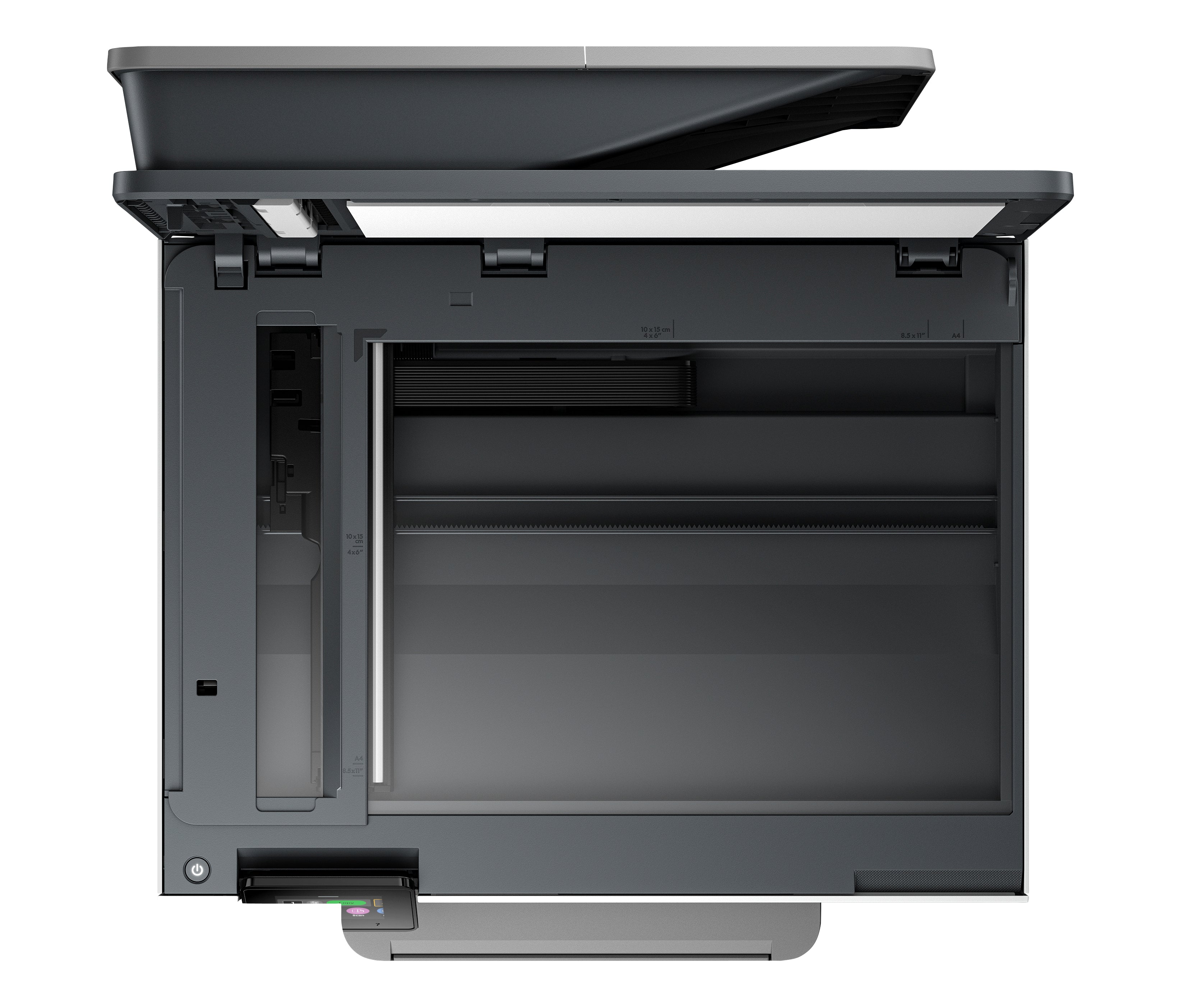 HP OfficeJet Pro 9120 All-in-One Printer, Farbe, Drucker für Kleine und mittlere Unternehmen, Drucken, Kopieren, Scannen, Faxen, Wireless; Automatic document feeder; Two-sided printing; Two-sided scanning; Touchscreen; Fax 4V2M9C#613