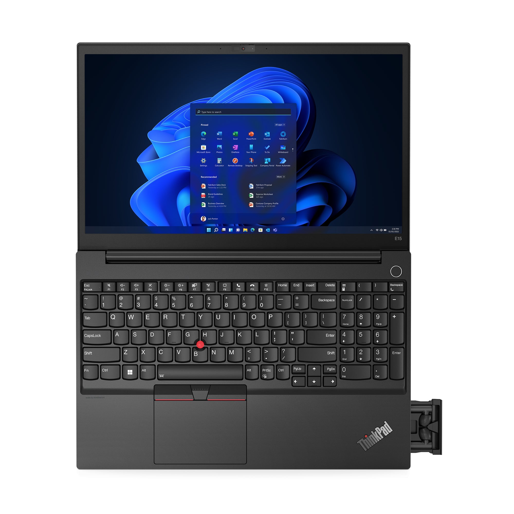 Lenovo ThinkPad E15 Gen 4 (Intel) Intel® Core™ i7 i7-1255U Laptop 39,6 cm (15.6") Full HD 16 GB DDR4-SDRAM 512 GB SSD Wi-Fi 6 (802.11ax) Windows 11 Pro Deutsch Schwarz 21E60050GE