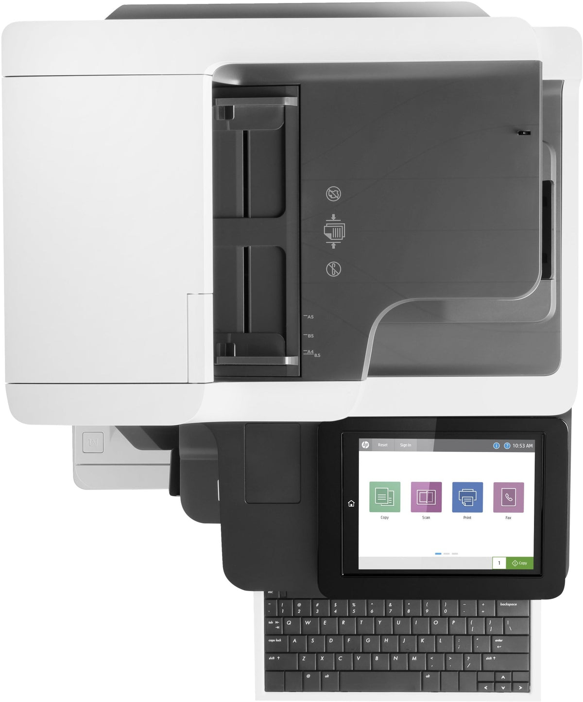 HP LaserJet Enterprise Flow MFP M635z 7PS99AB19 - Zwart-wit, 65 ppm - Compridis