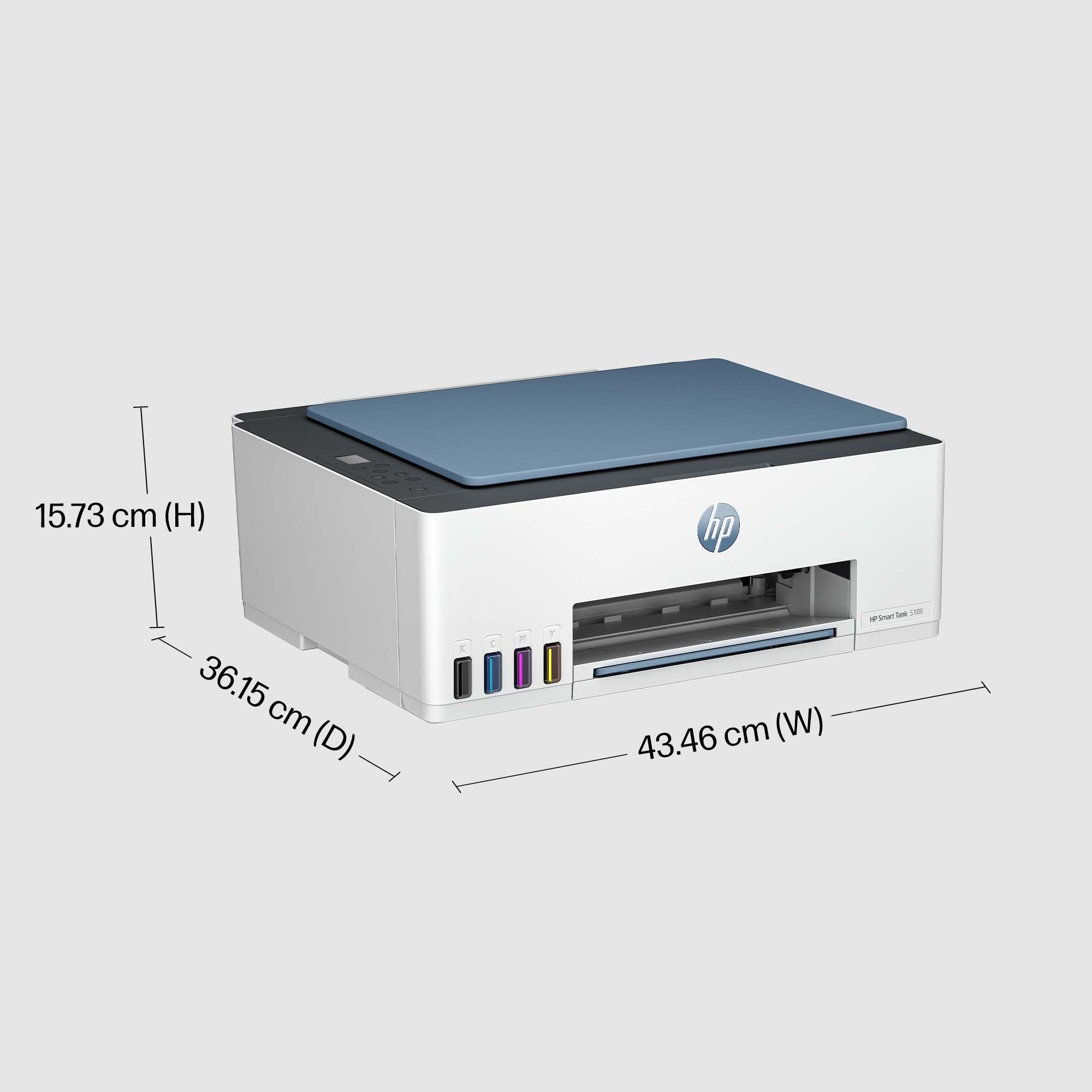 HP Smart Tank 5106 Draadloos All - in - One Kleur Printer, Kopieerapparaat, scanner 4A8D1ABHC - Compridis