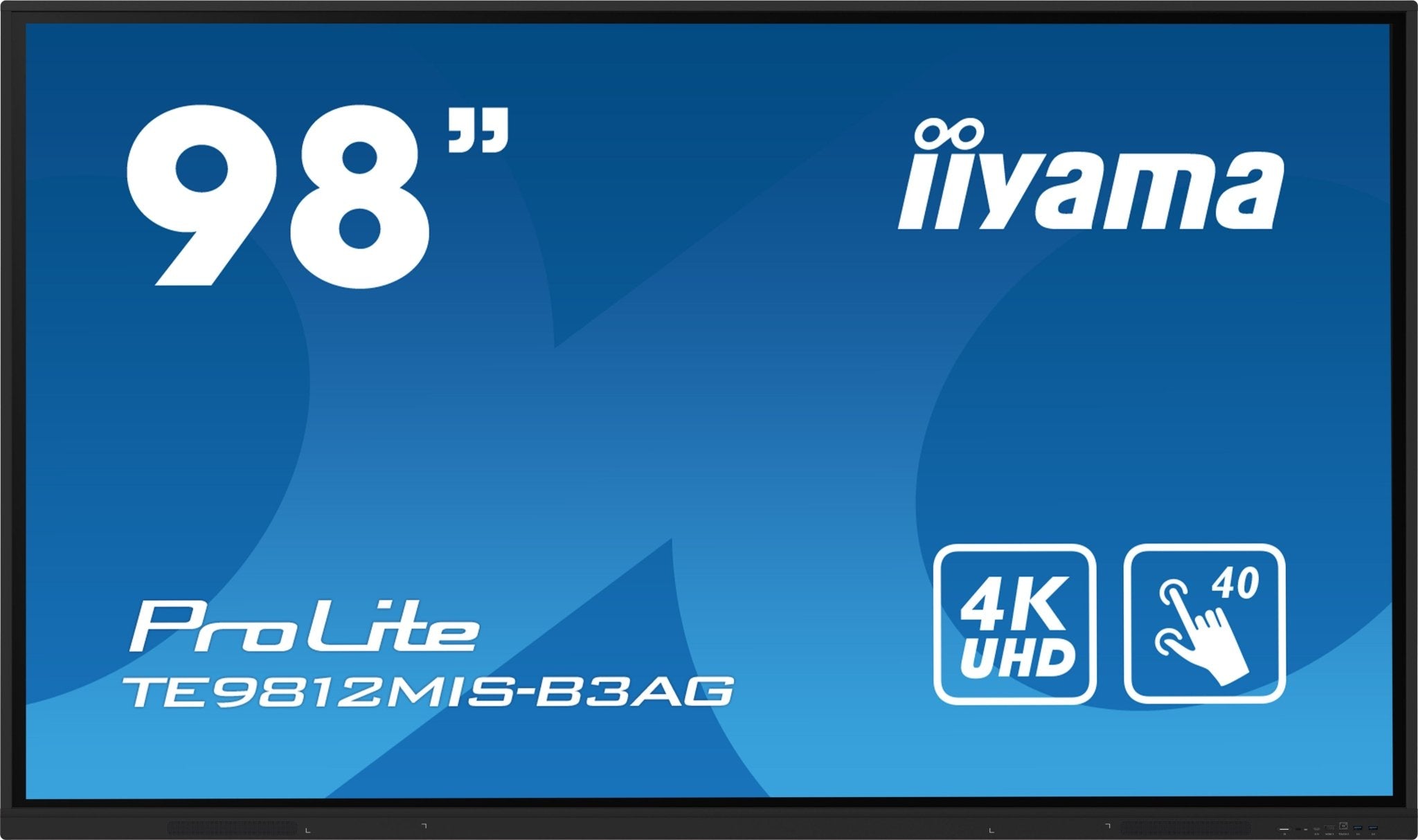 IIYAMA Touch 98" uhd TE9812MIS-B3AG - Compridis