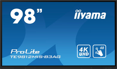 IIYAMA Touch 98" uhd TE9812MIS-B3AG - Compridis