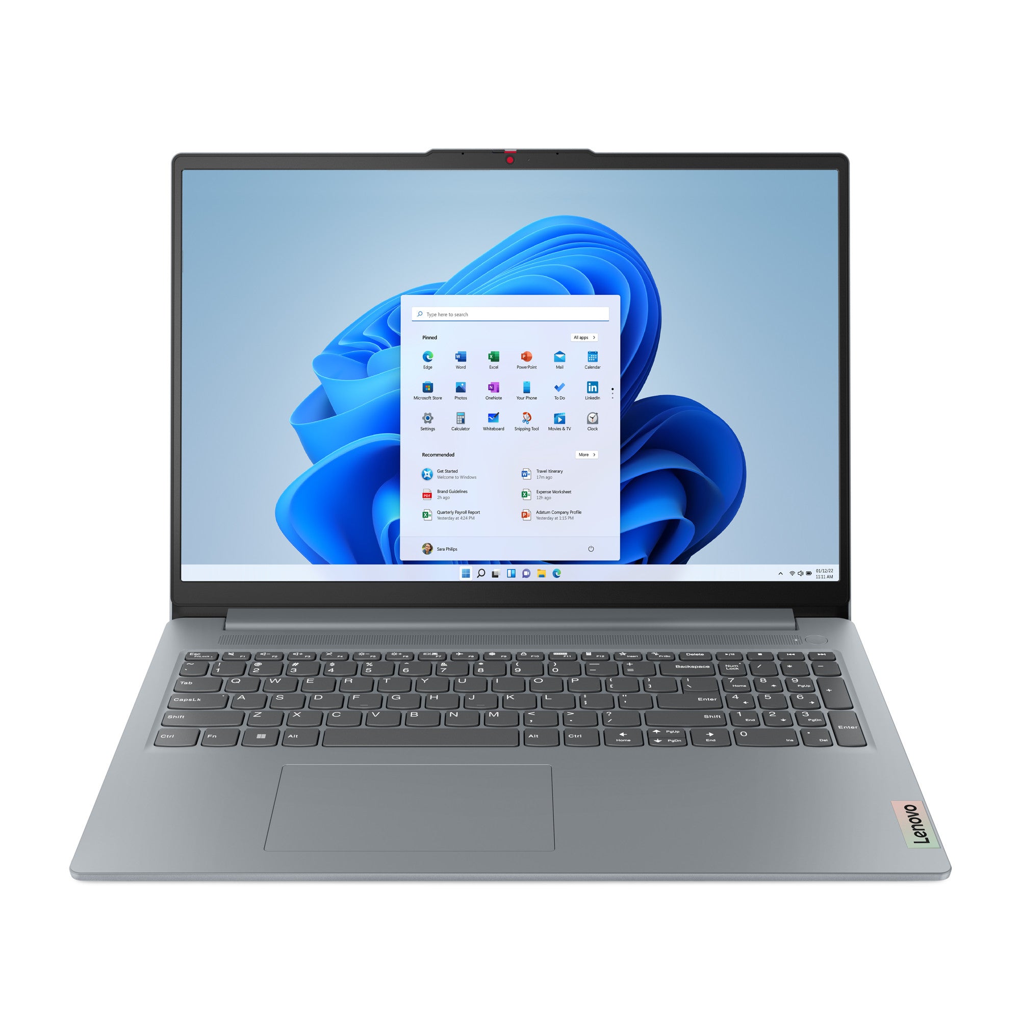 Lenovo IdeaPad Slim 3 16ABR8 AMD Ryzen™ 7 PRO 7730U Laptop 40.6 cm (16") WUXGA 16 GB DDR4-SDRAM 1 TB SSD Wi-Fi 6 (802.11ax) German Grey 82XR0094GE