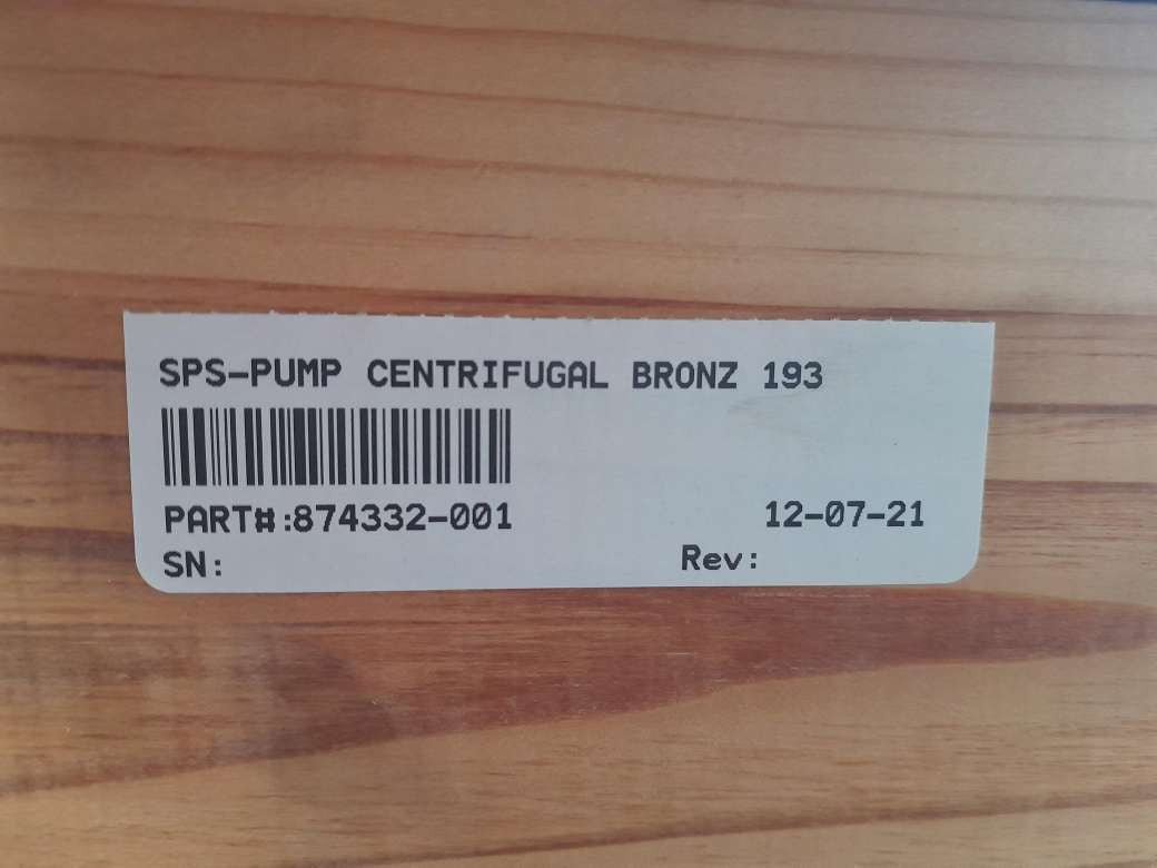 txt
HP Zentrifugalpumpe aus Bronze 193050 189688 Scot Pumpe + Motor 36G687S040G1 874332 - 001 - Compridis