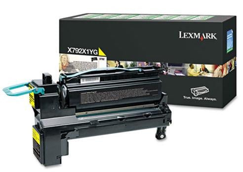 LEXMARK Toner/Gelb 20000SH F X792 RP X792X1YG - Compridis