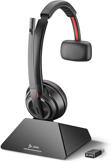 HP Poly Savi 8210 UC Microsoft Teams-zertifiziertes DECT-Headset 1880–1900 MHz USB-A 209212-02 - Compridis