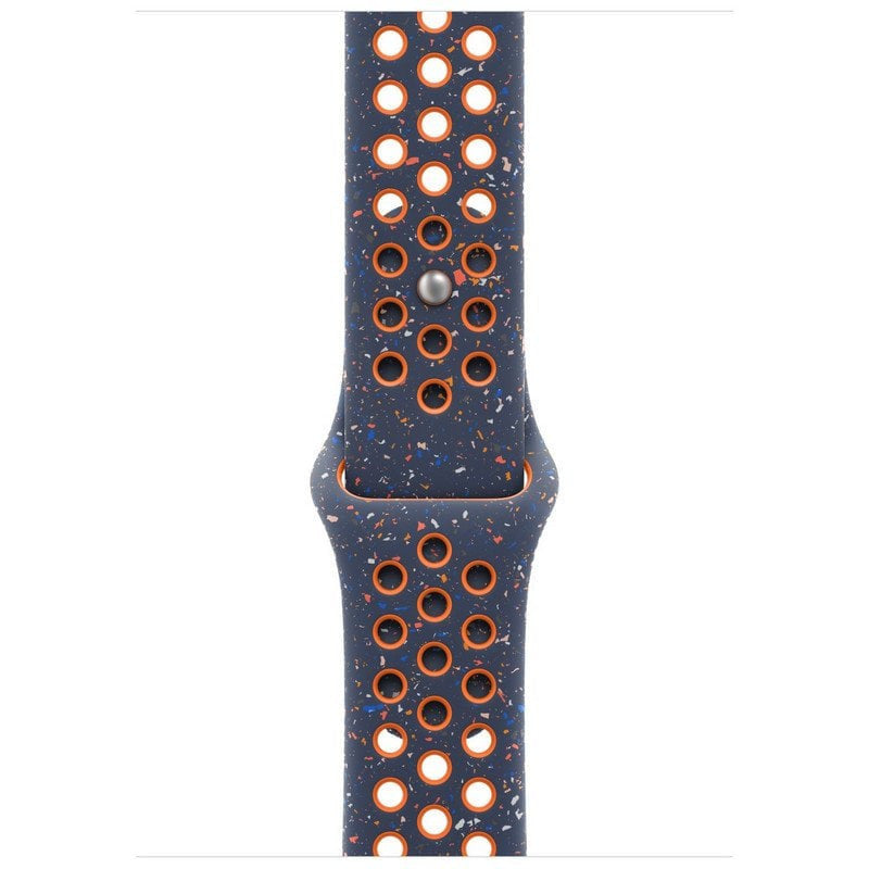 Apple MYLC3ZM/A Intelligentes tragbares Accessoire Band Blau, Orange Fluor-Elastomer
