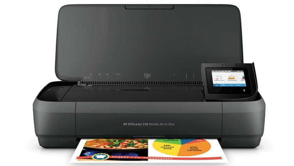 HP OfficeJet Mobile 250 Wireless All-in-One Farbe Drucker, Kopierer, Scanner CZ992A#BHC