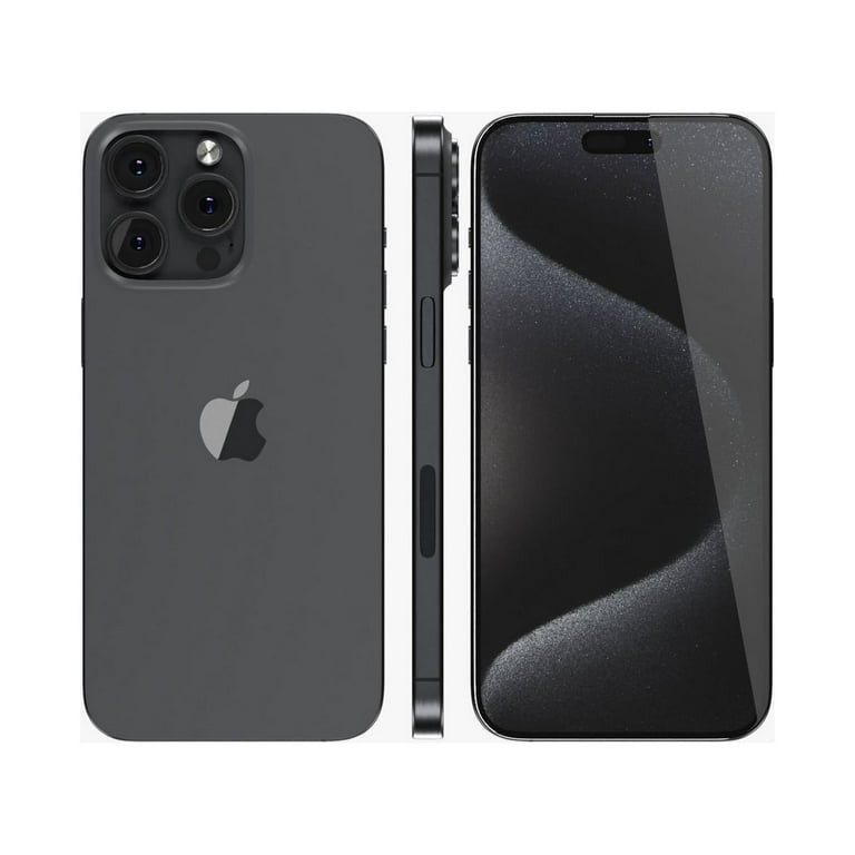 Apple iPhone 15 Pro 15,5 cm (6,1") Dual SIM iOS 17 5G USB Typ-C 256 GB Titan, Schwarz