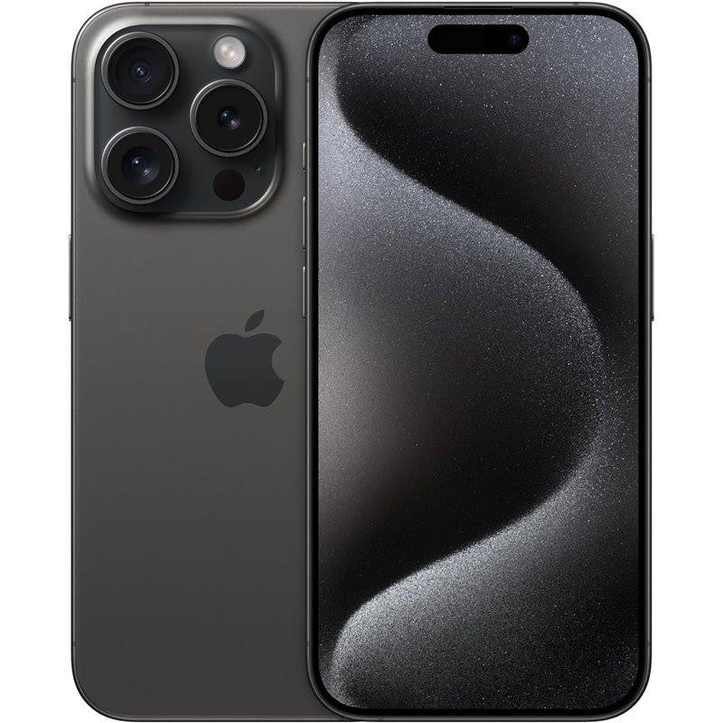 Apple iPhone 15 Pro 15,5 cm (6,1") Dual SIM iOS 17 5G USB Typ-C 256 GB Titan, Schwarz