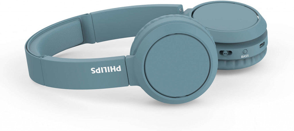 PHILIPS On-Ear-Bluetooth-Kopfhörer Compact Fold 3 Drive blau TAH4205BL/00