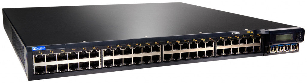 Juniper EX4200-48PX Netzwerk-Switch Unmanaged Power over Ethernet (PoE) 1U Schwarz