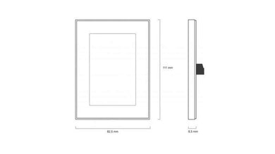 Lunatone Touchpanel weiß RAL 9010 24035465 - Compridis