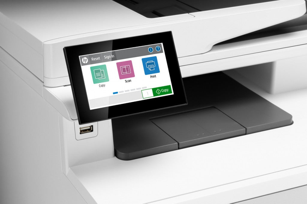 HP Color LaserJet Enterprise MFP M480f, Farbe, Drucker für Kleine & mittelständische Unternehmen, Drucken, Kopieren, Scannen, Faxen, Kompakte Größe; Hohe Sicherheit; Beidseitiger Druck; ADF für 50 Blatt; Energieeffizient