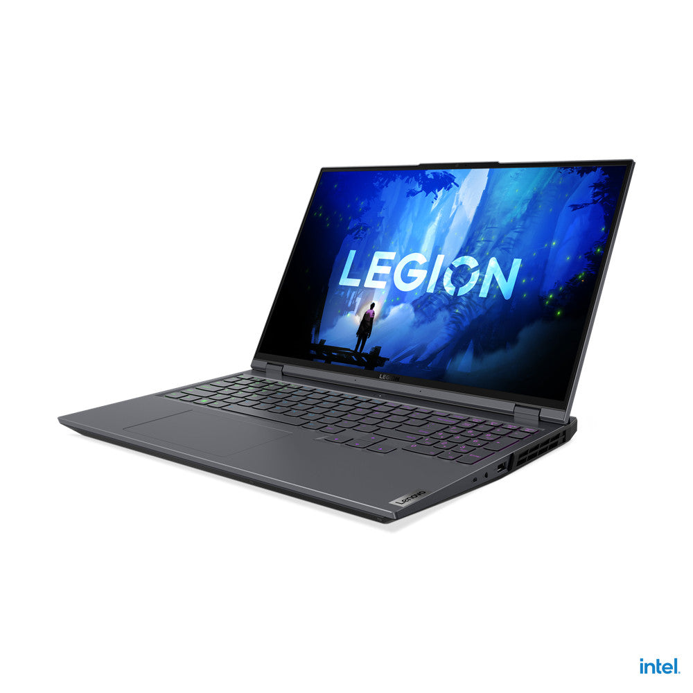 Lenovo Legion 5 Pro 16IAH7H Intel® Core™ i9 i9-12900H Laptop 40,6 cm (16") WQXGA 32 GB DDR5-SDRAM 1 TB SSD NVIDIA GeForce RTX 3070 Ti Wi-Fi 6E (802.11ax) Windows 11 Home Englisch Grau