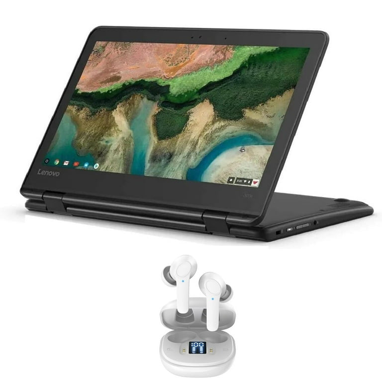 Lenovo 300e Yoga Chromebook Gen 4 MediaTek Kompanio 520 29,5 cm (11.6") Touchscreen HD 4 GB LPDDR4x-SDRAM 32 GB eMMC Wi-Fi 6 (802.11ax) ChromeOS Spanisch Grau