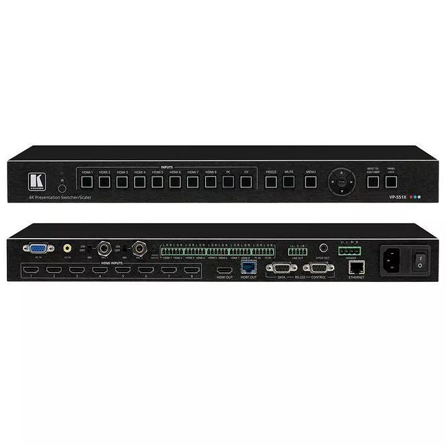 KRAMER VP - 551X 10 - Eingänge 18G 4K Präsentations-Switcher/Scaler 72 - 00003030 - Compridis